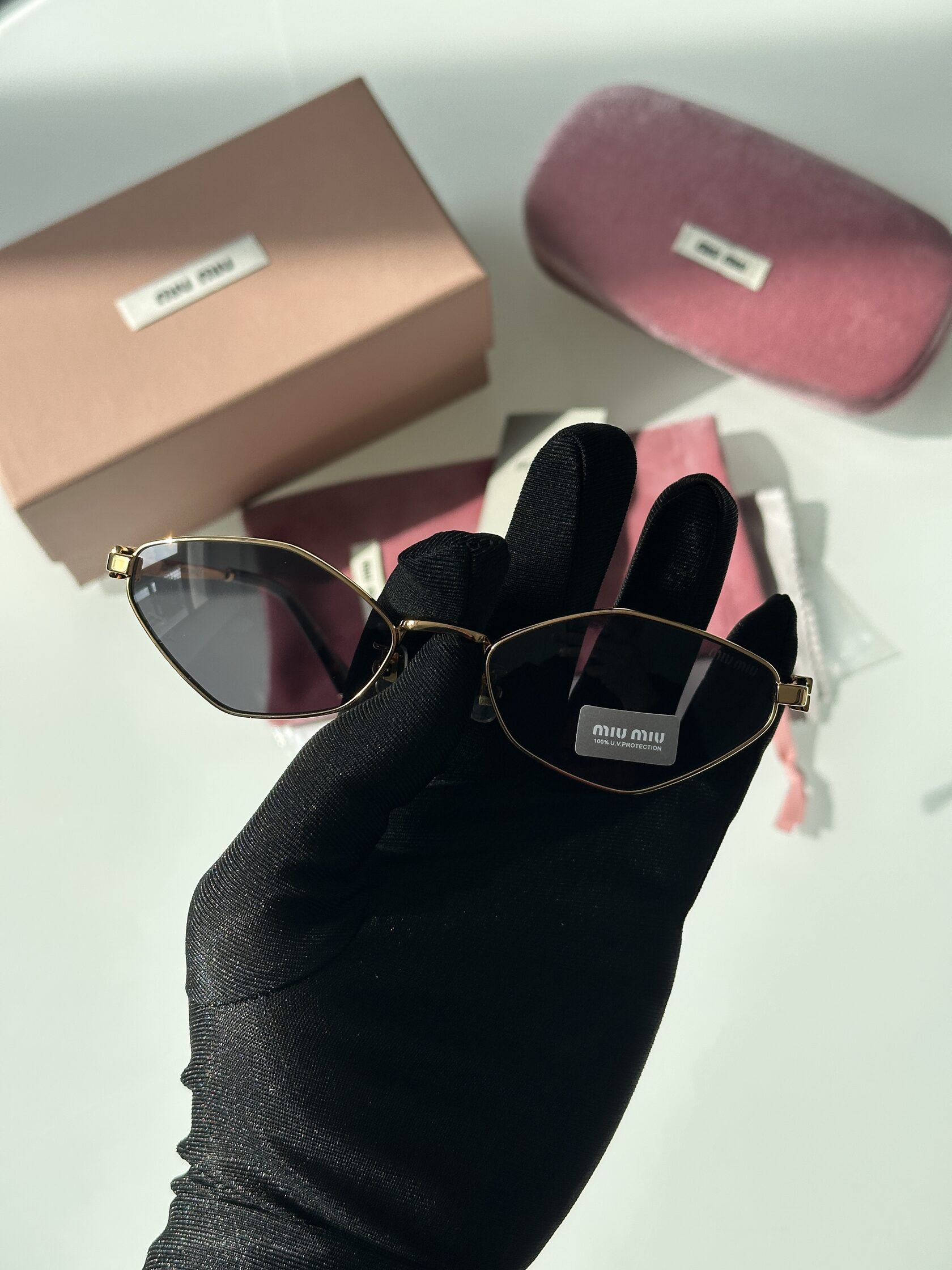 Miu Miu MU56Z 5AK-061 Black/Gold - 5