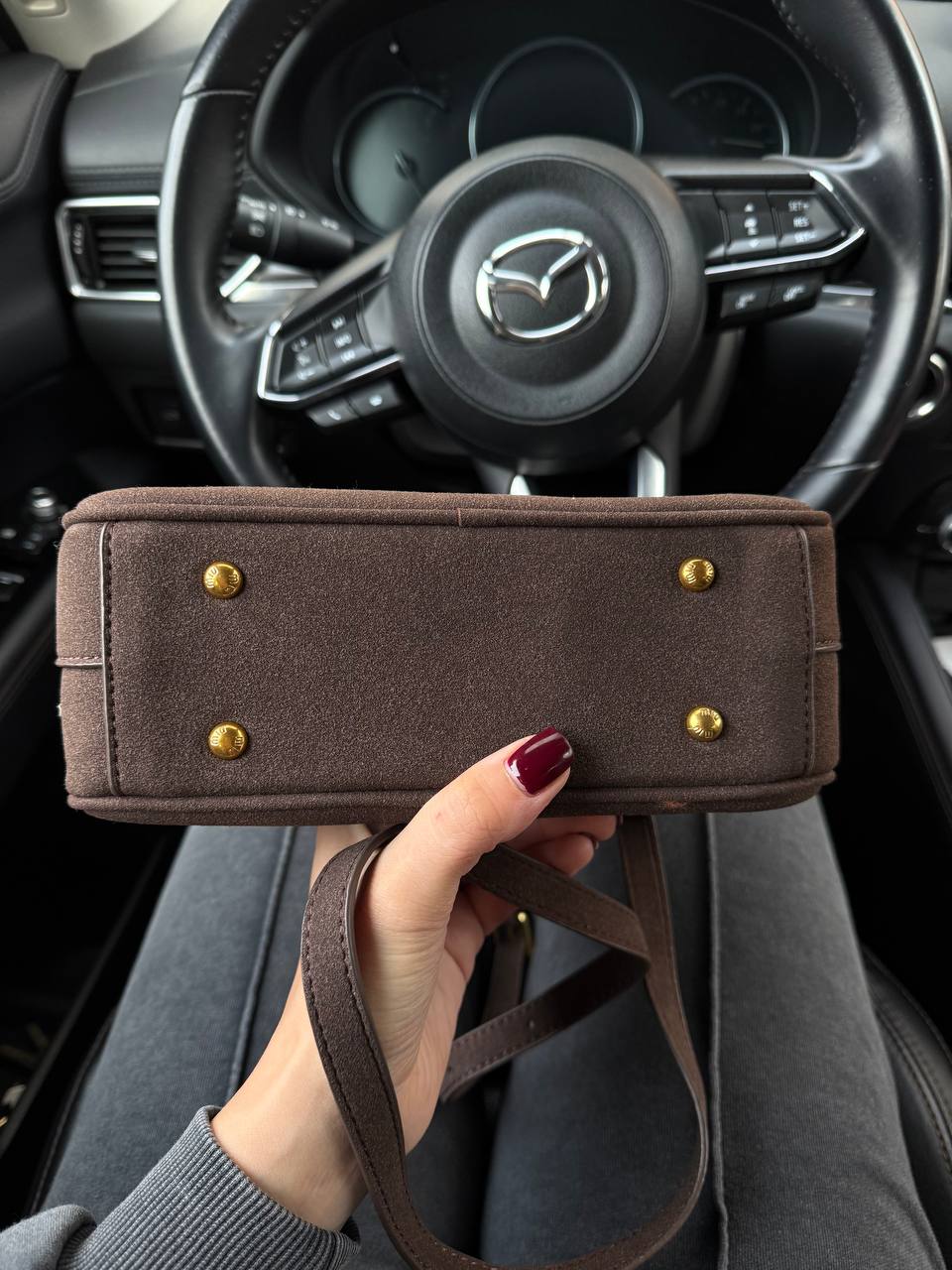 Miu Miu Nappa Leather Pocket Bag - 7