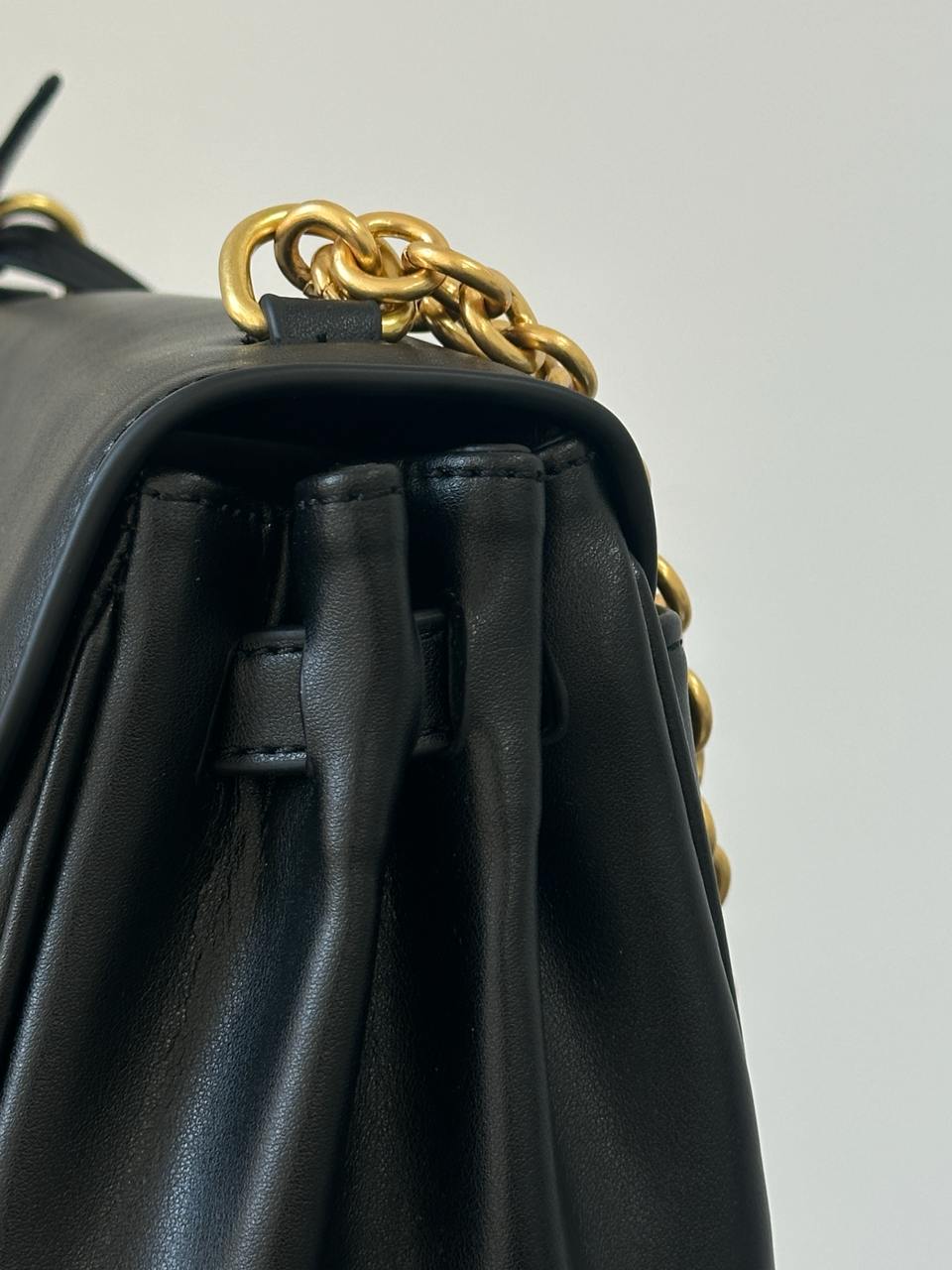 Miu Miu Nappa Shoulder Bag Black - 10