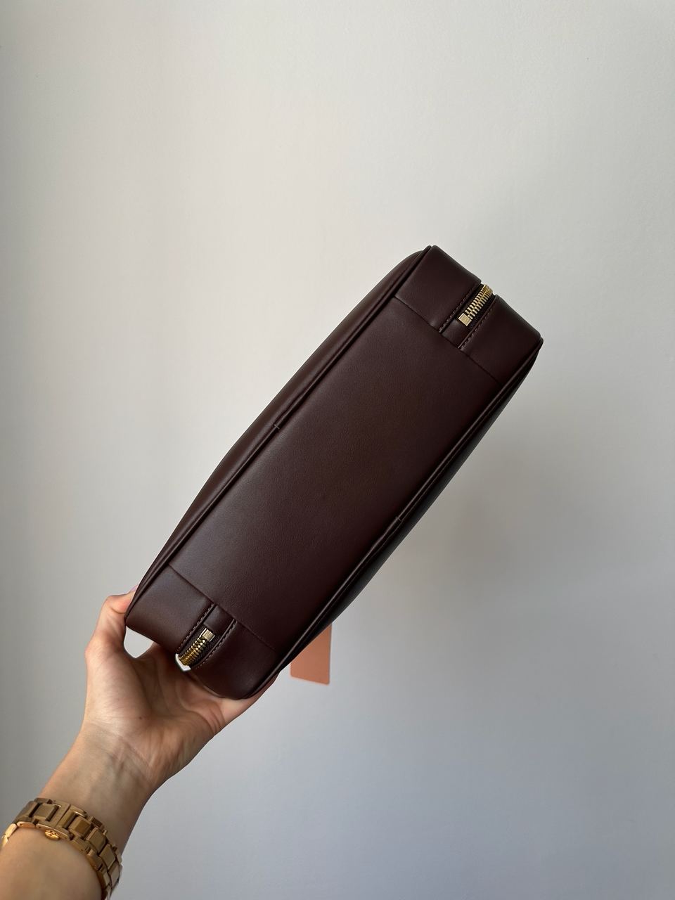 Miu Miu Ripe Cherry Leather Beau Top-Handle Bag - 6