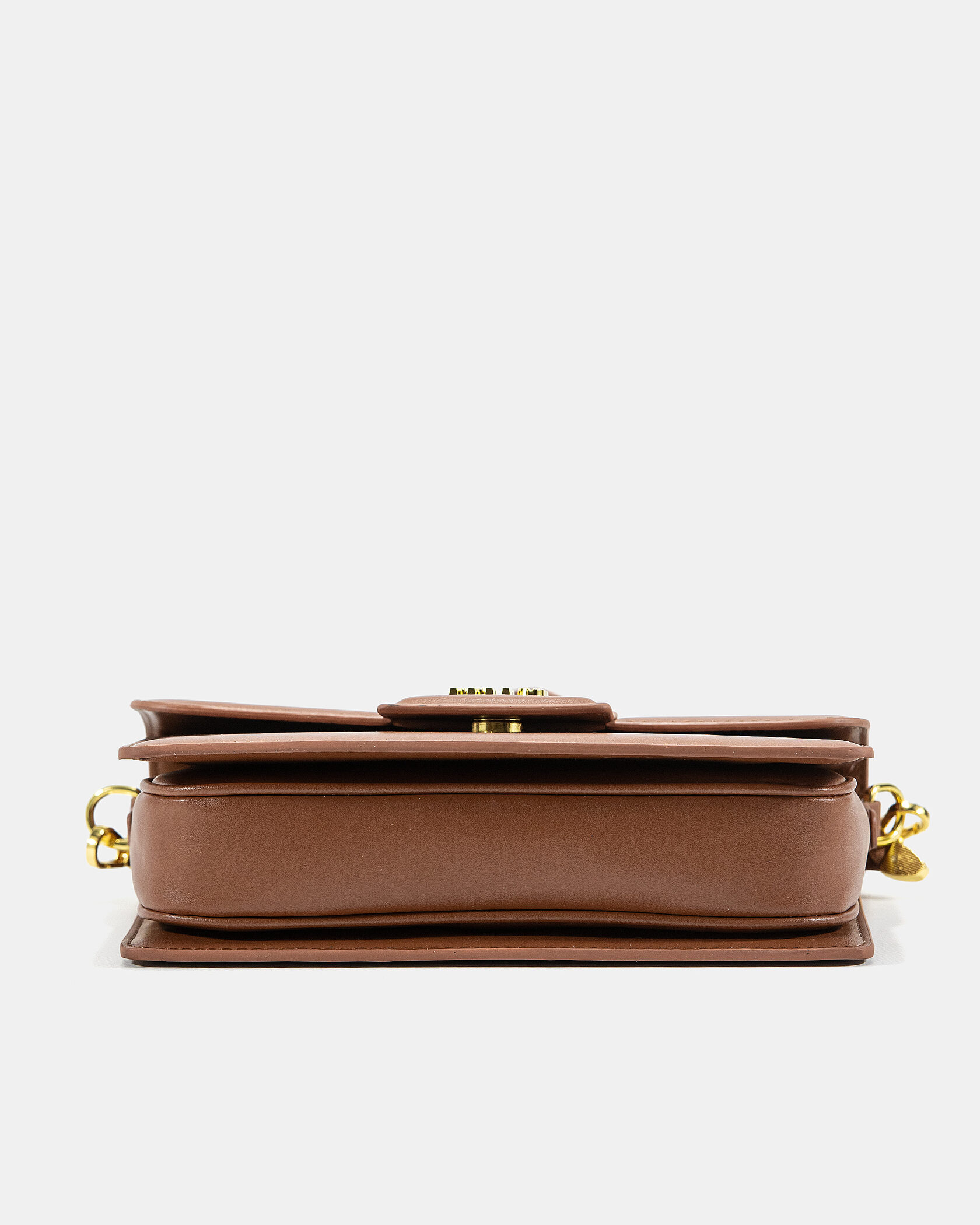 Miu Miu Shoulder Leather Bag Brown - 11