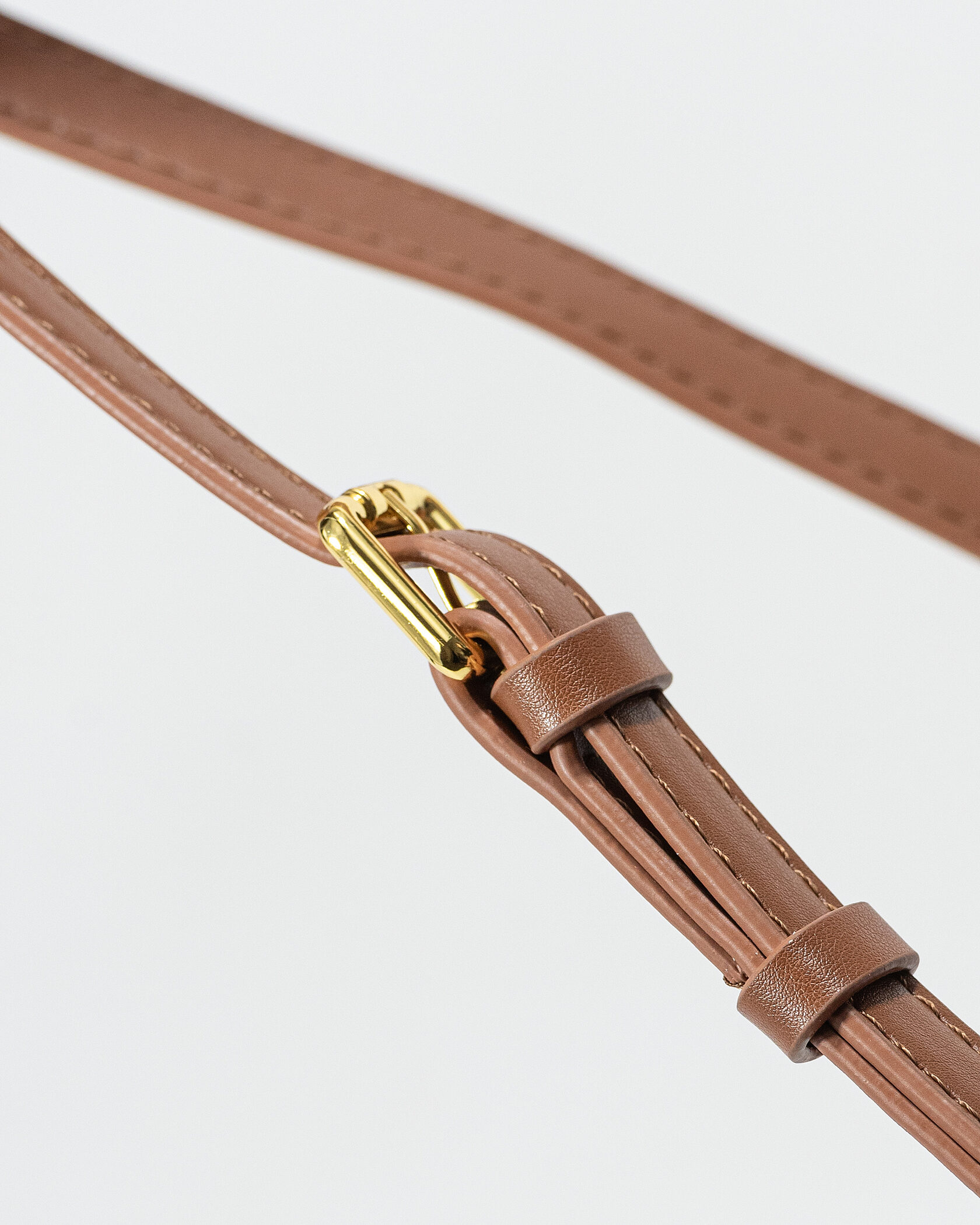 Miu Miu Shoulder Leather Bag Brown - 13