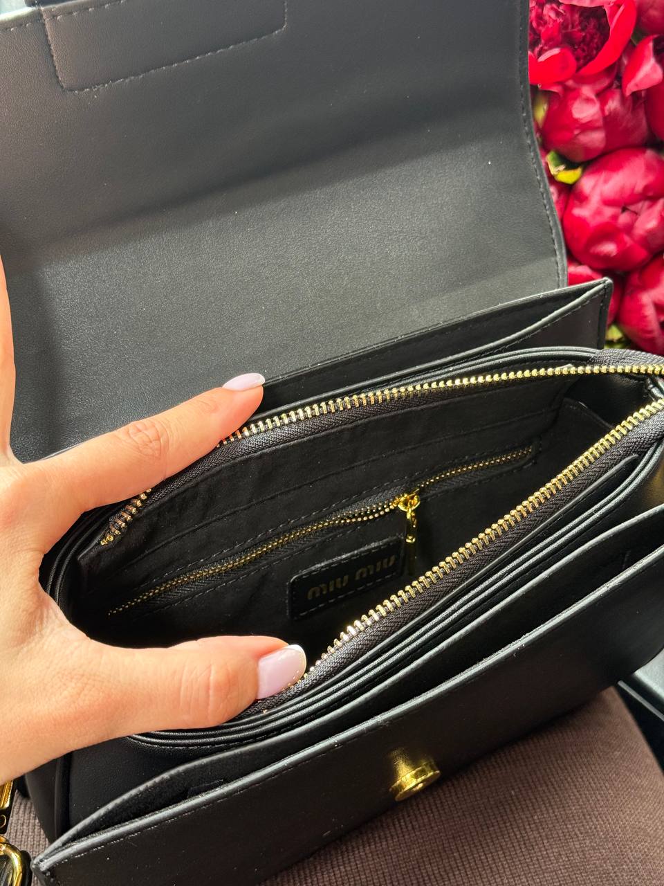 Miu Miu Shoulder Leather Bag - 12