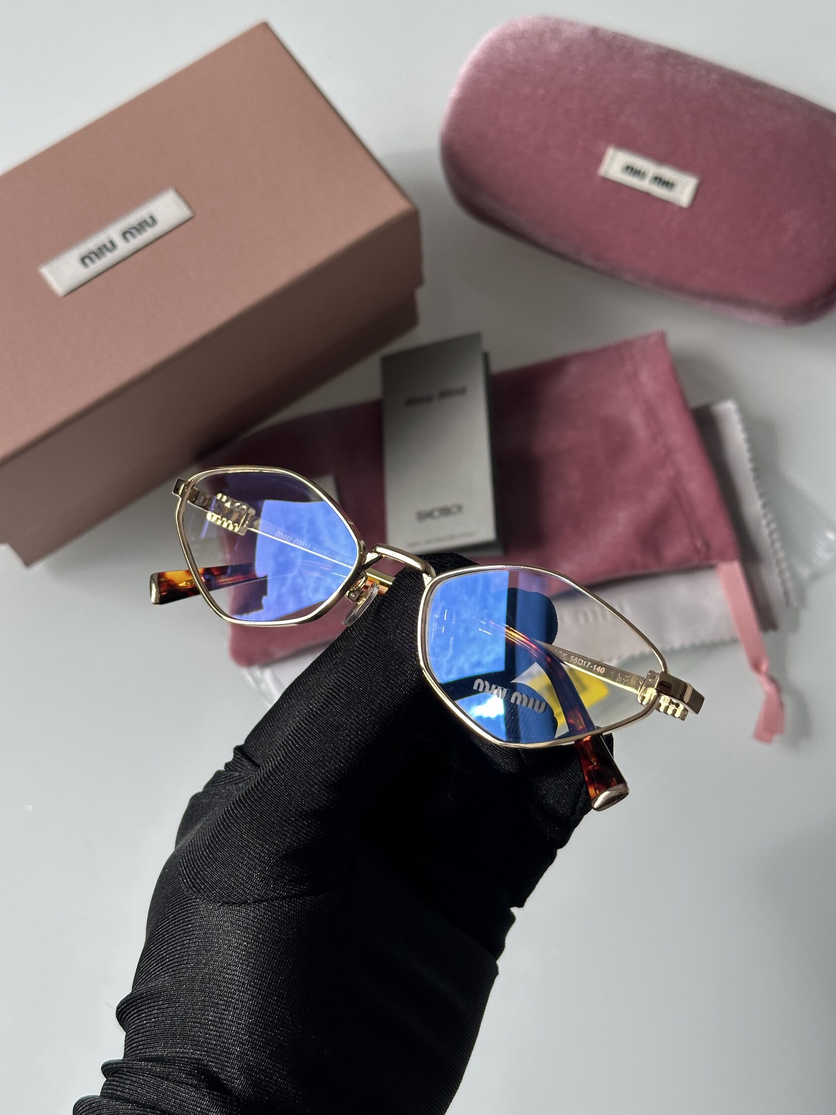 Miu Miu SMU56ZS 2VN-50K Gold - 4