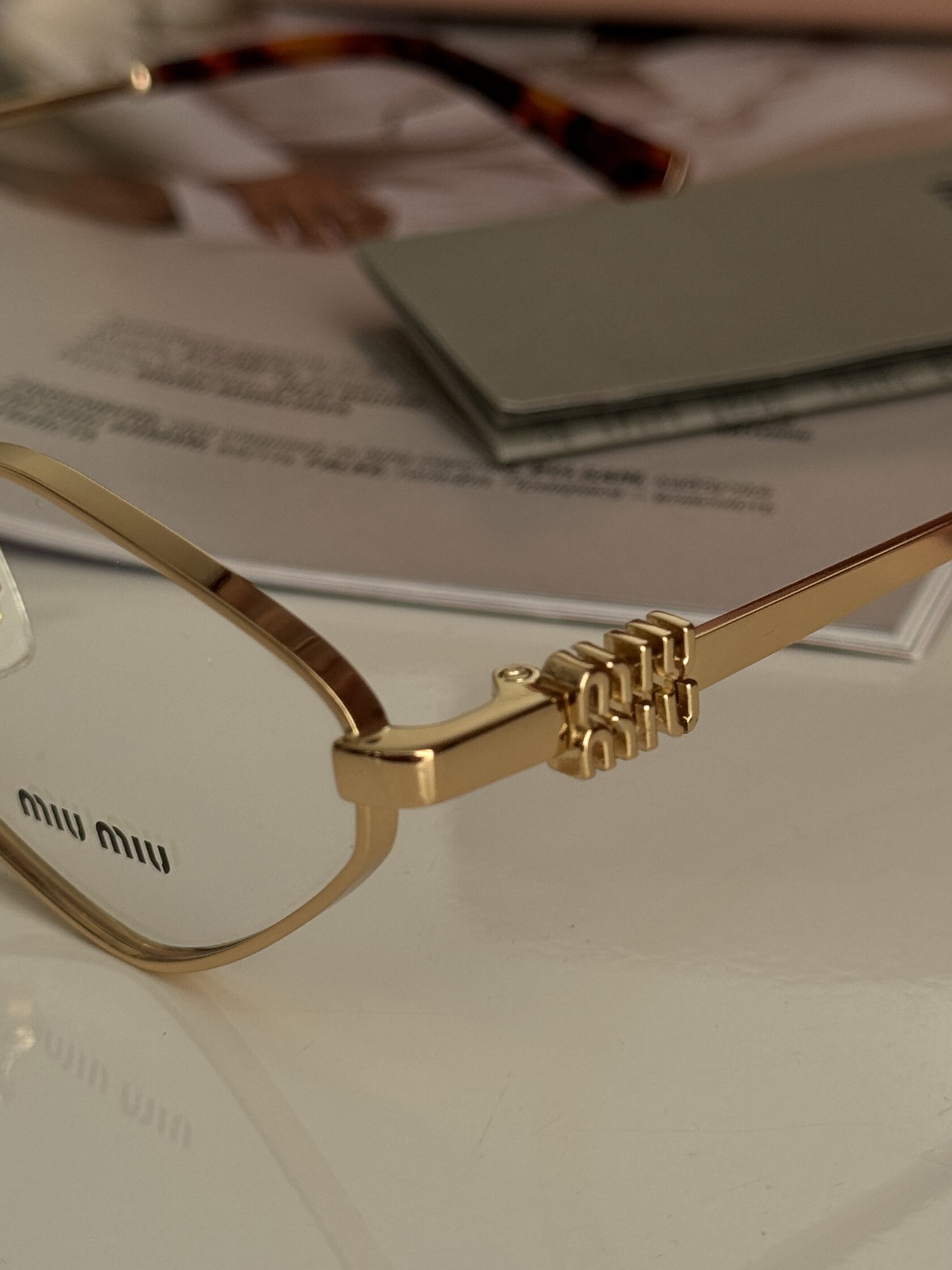 Miu Miu SMU56ZS 2VN-50K Gold - 8