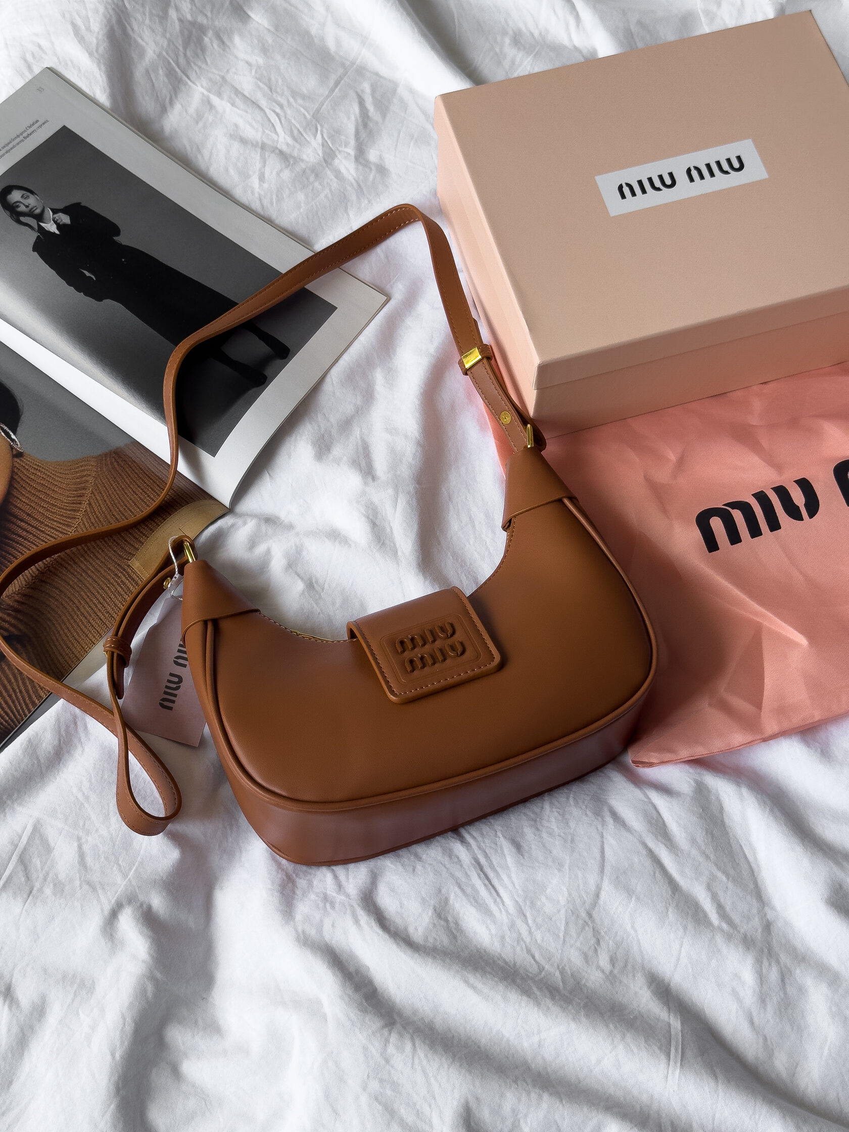Miu Miu Wander Matelassé Nappa Leather Hobo Bag - 2