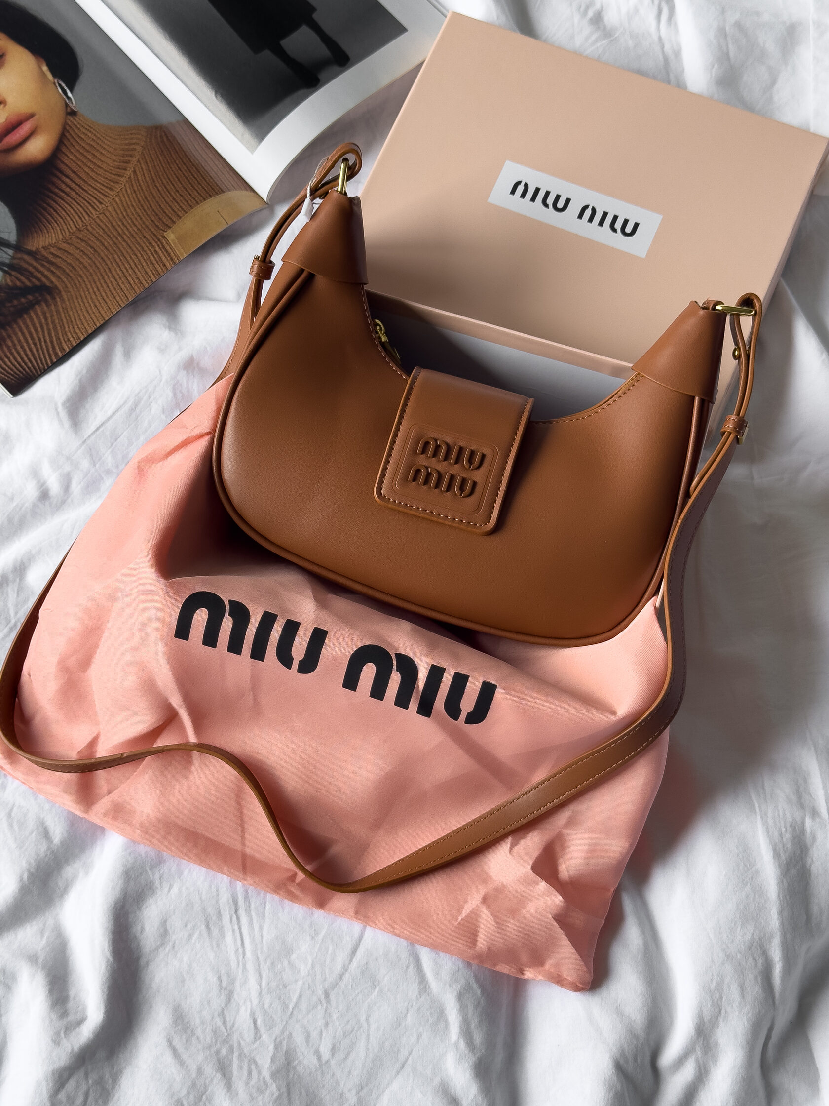 Miu Miu Wander Matelassé Nappa Leather Hobo Bag - 4
