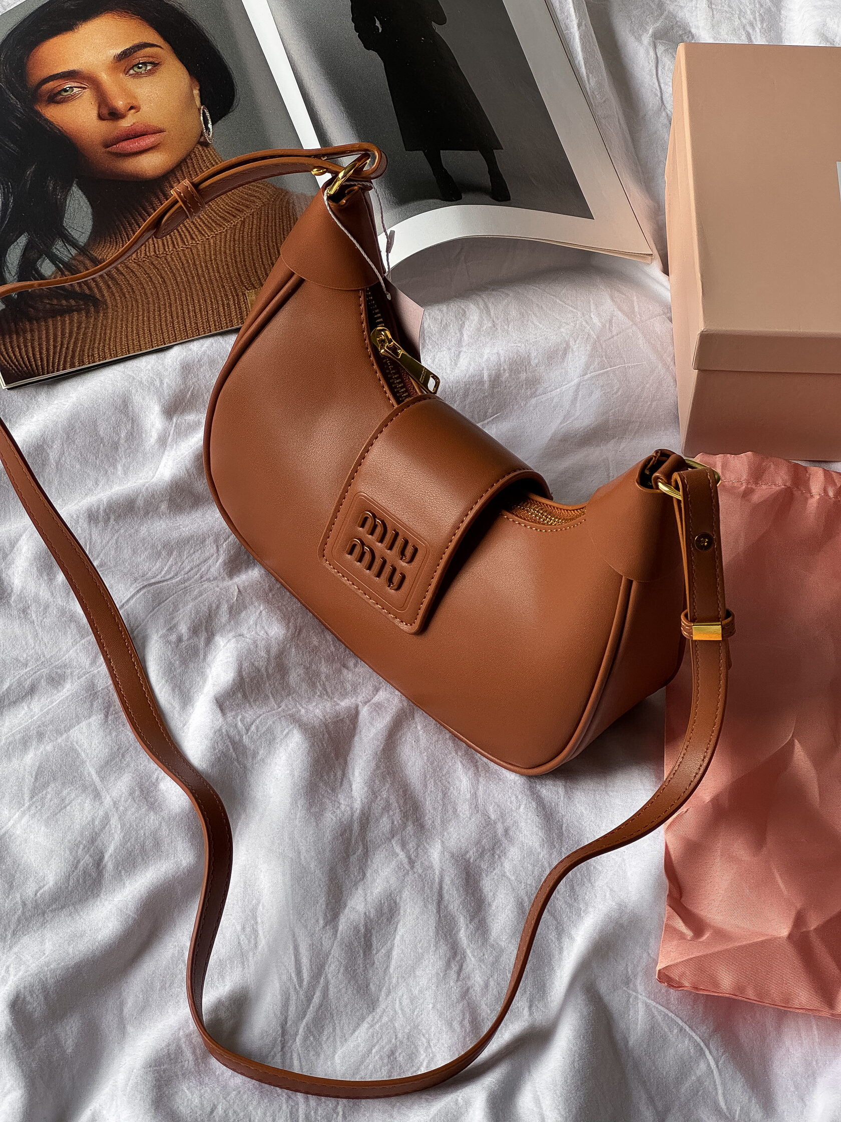 Miu Miu Wander Matelassé Nappa Leather Hobo Bag - 5