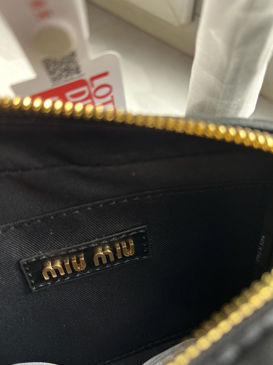 MiuMiu Arcadie Matelass? Nappa Leather Bag Black - 32