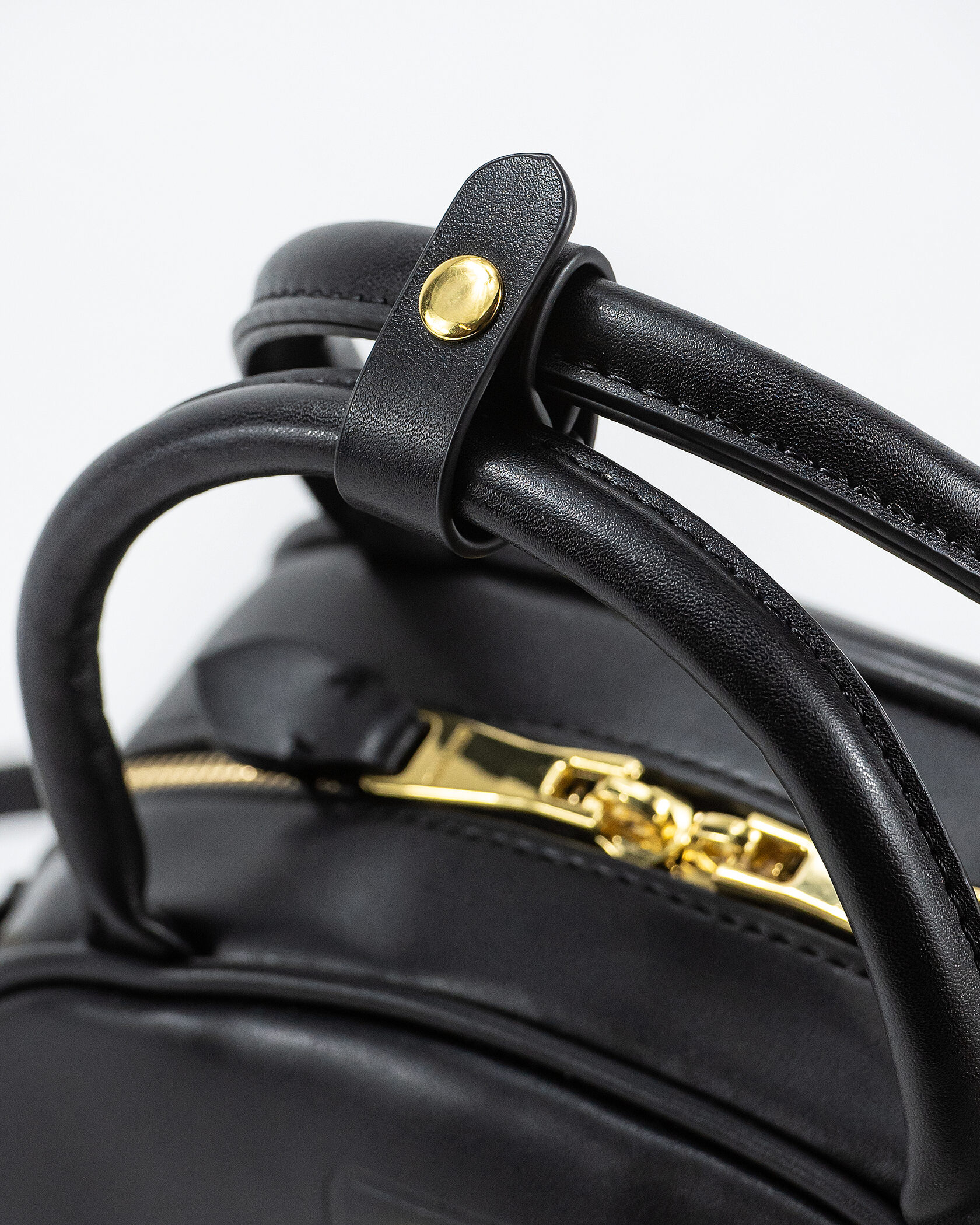 MiuMiu Leather Top-Handle Bag Black - 11