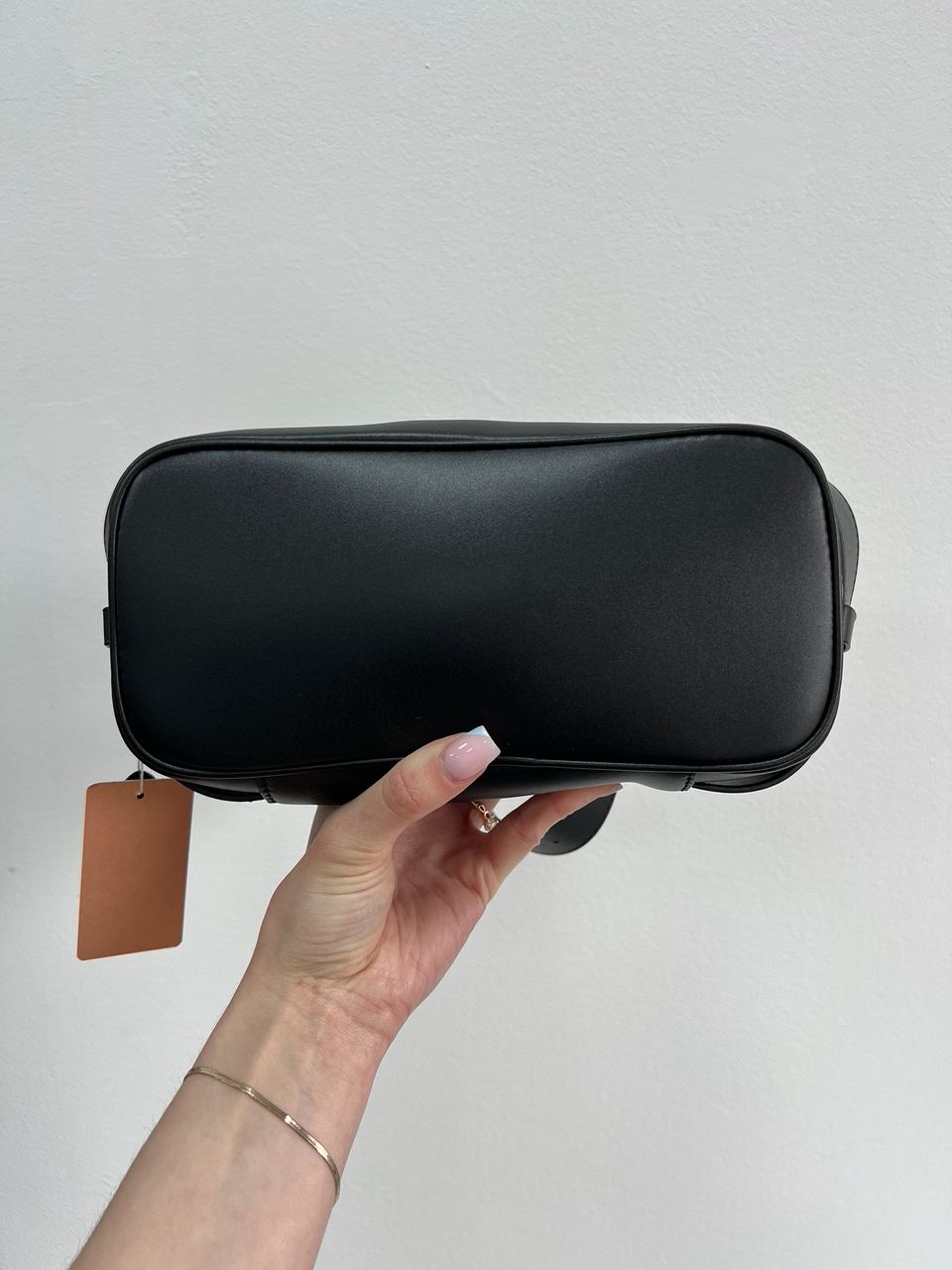 MiuMiu Nappa Leather Shoulder Bag Black - 15