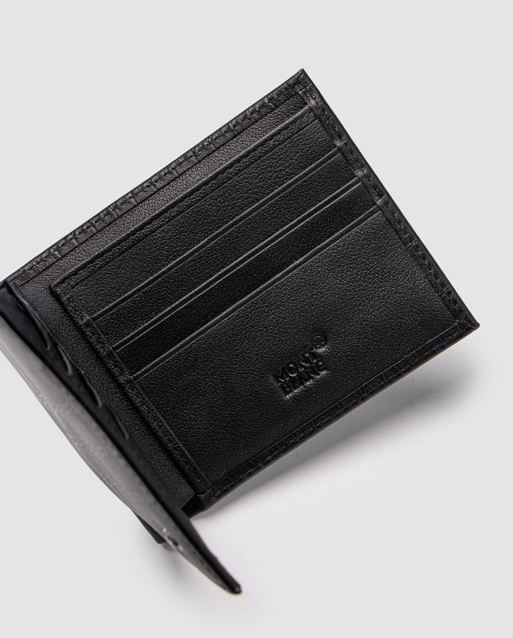Montblanc Wallet 8cc Crocodile Embossed in Black - 10