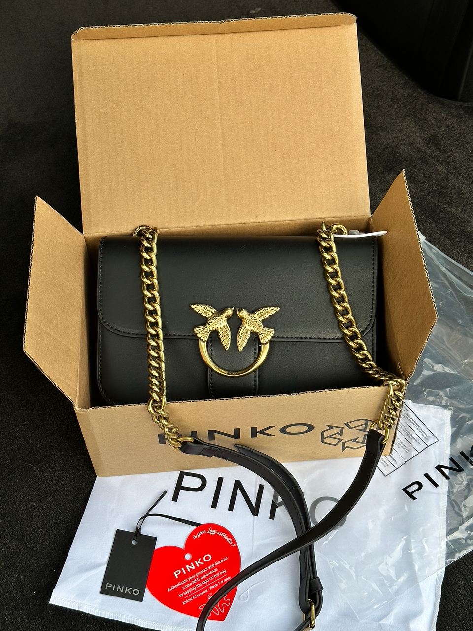 Pinko Classic Love Bag Bell Simply Black - 2