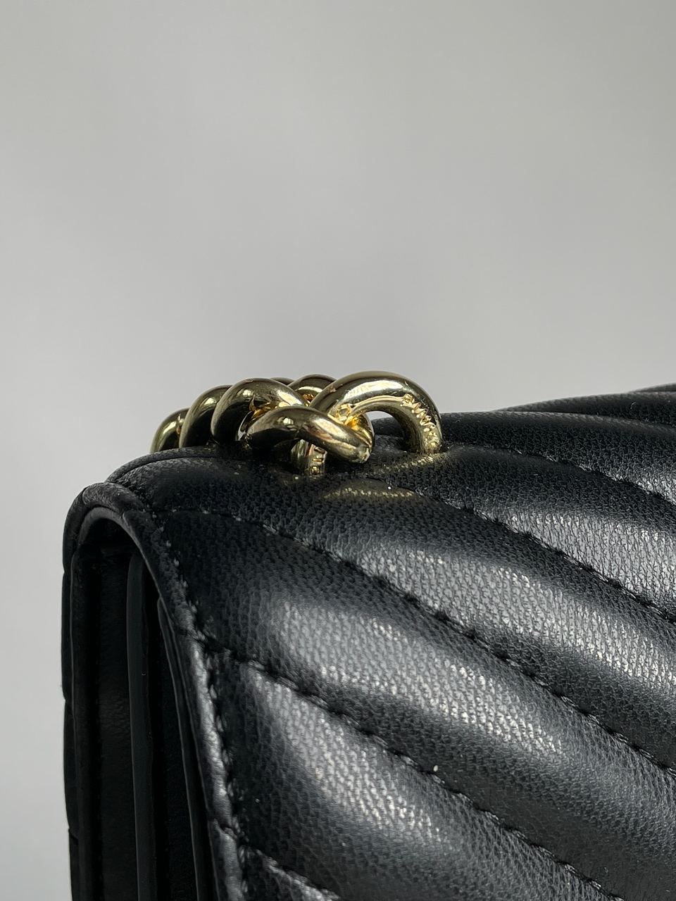 Pinko Classic Love Bag One Chevron Black/Gold - 14