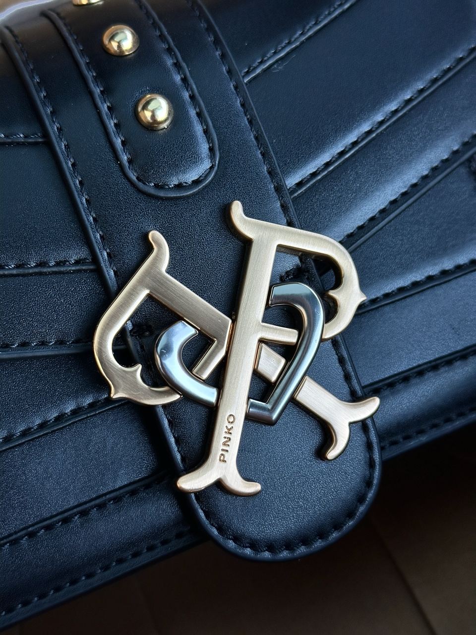 Pinko Double P Mini Evolution Simply Black - 4