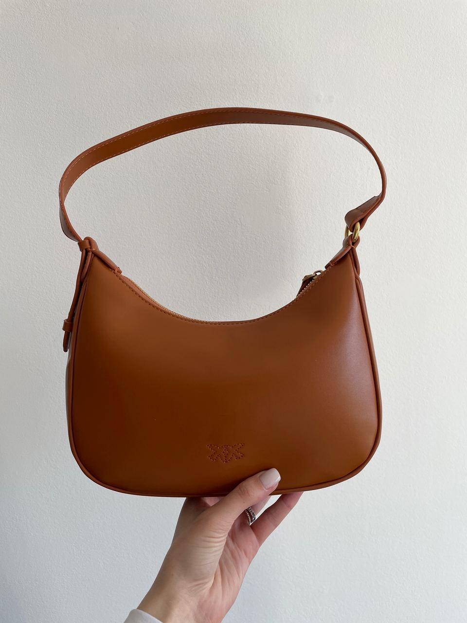 Pinko Half Moon Bag Simply Ginger With Leather Buckle - 15