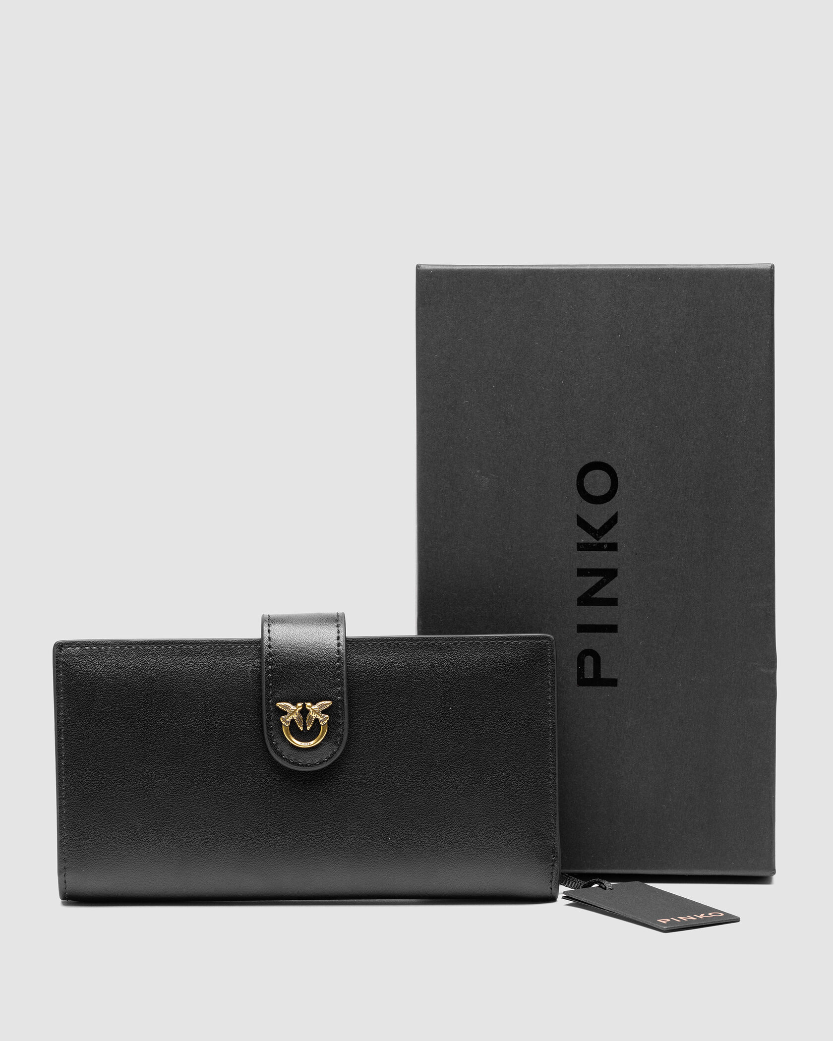 Pinko Leather Wallet Black - 2