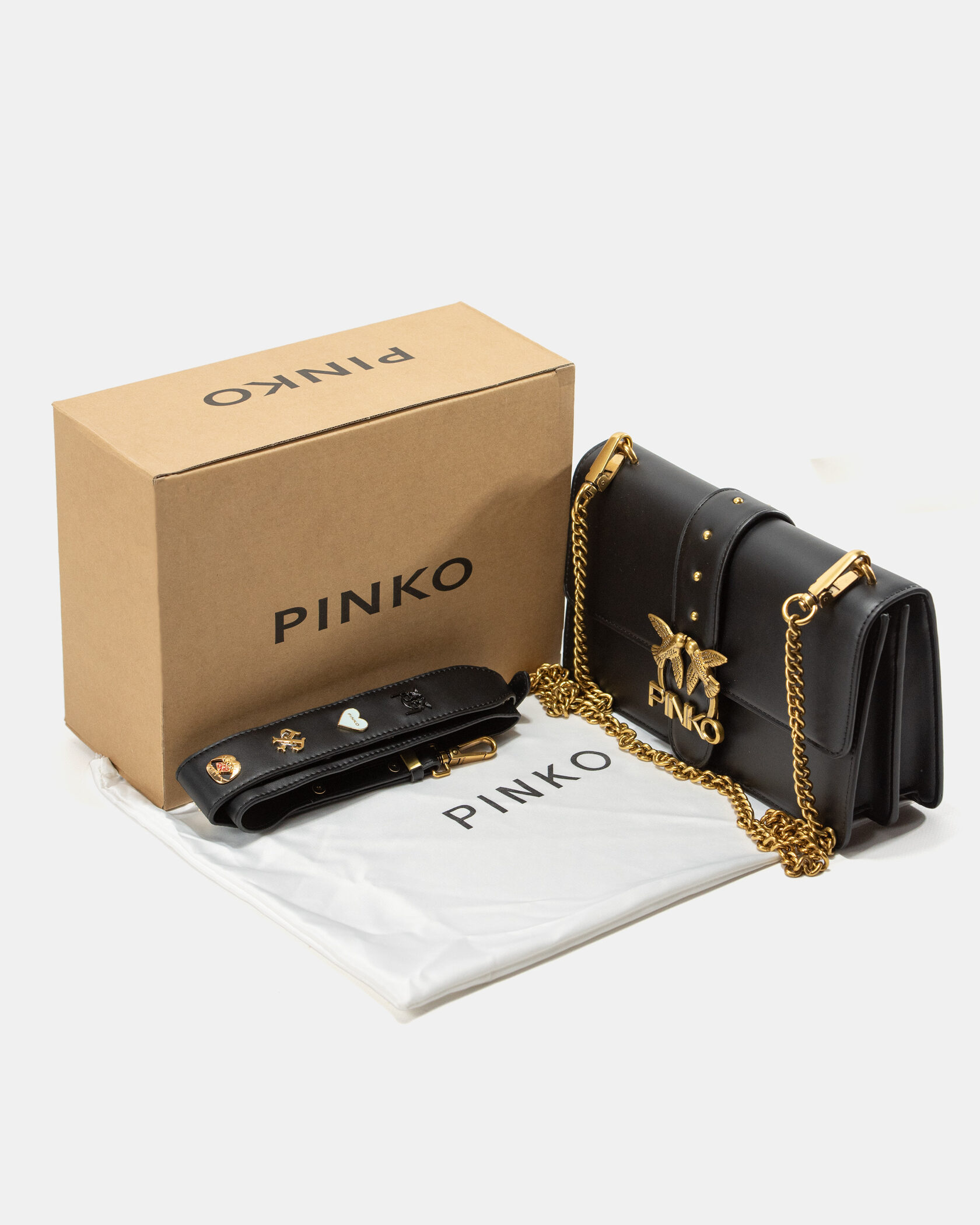 Pinko Love Classic Icon Simply Black/Gold - 2