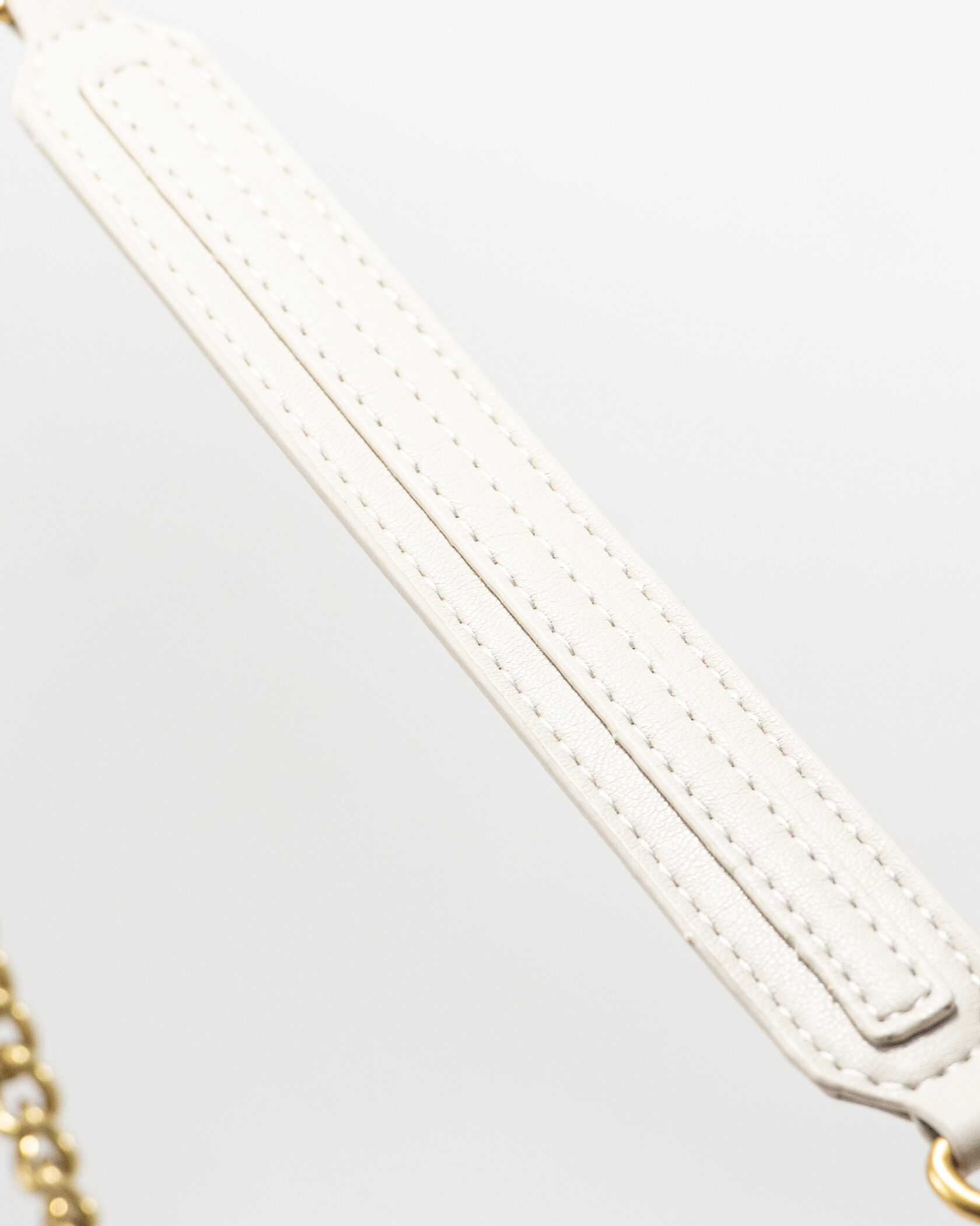 Pinko Love Small Soft Puff Maxi Quilt Shoulder Bag in White/Cream - 13