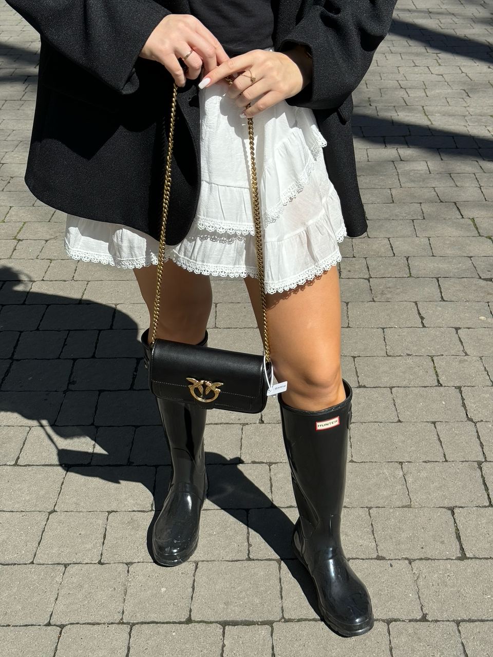 Pinko LoveBag Pocket Simply Black/Antique Gold - 5