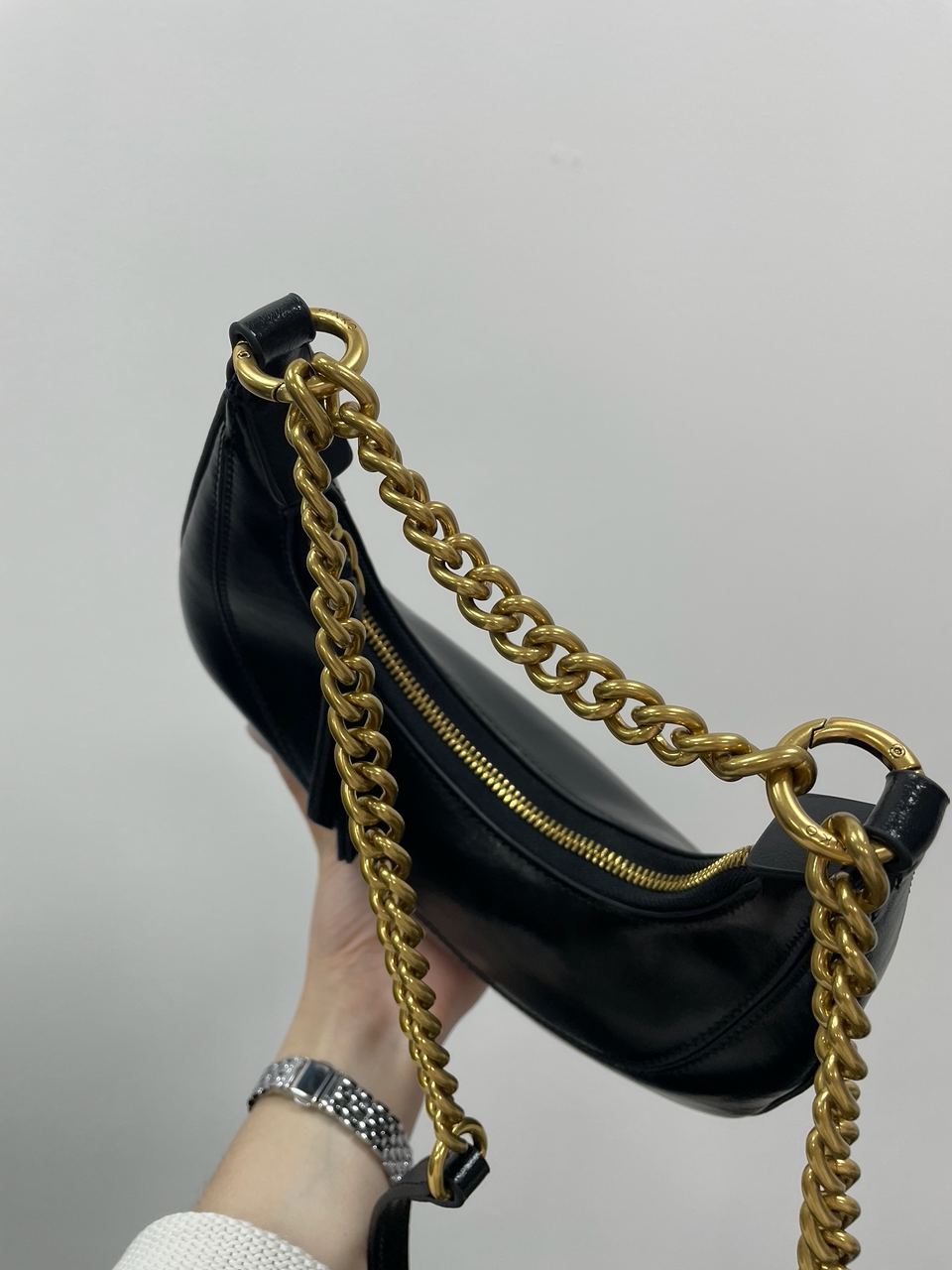 Pinko Mini Brioche Bag Hobo Black - 22