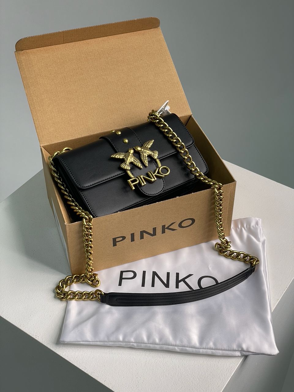 Pinko Mini Love Bag One Simply Black/Gold - 2