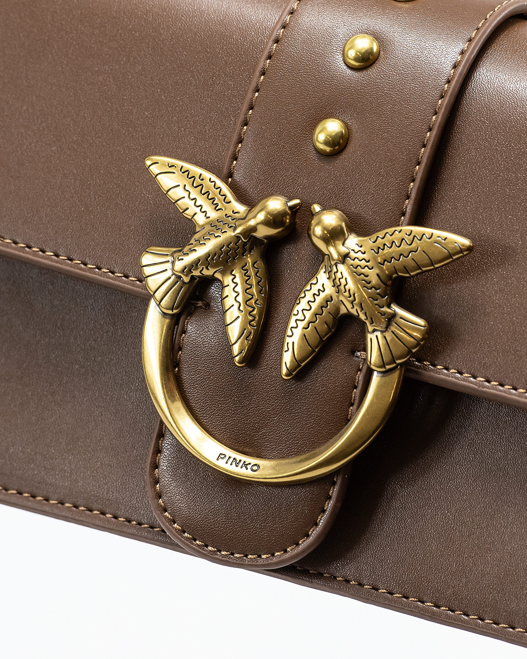 Pinko Mini Love Bag One Simply Brown/Gold - 6