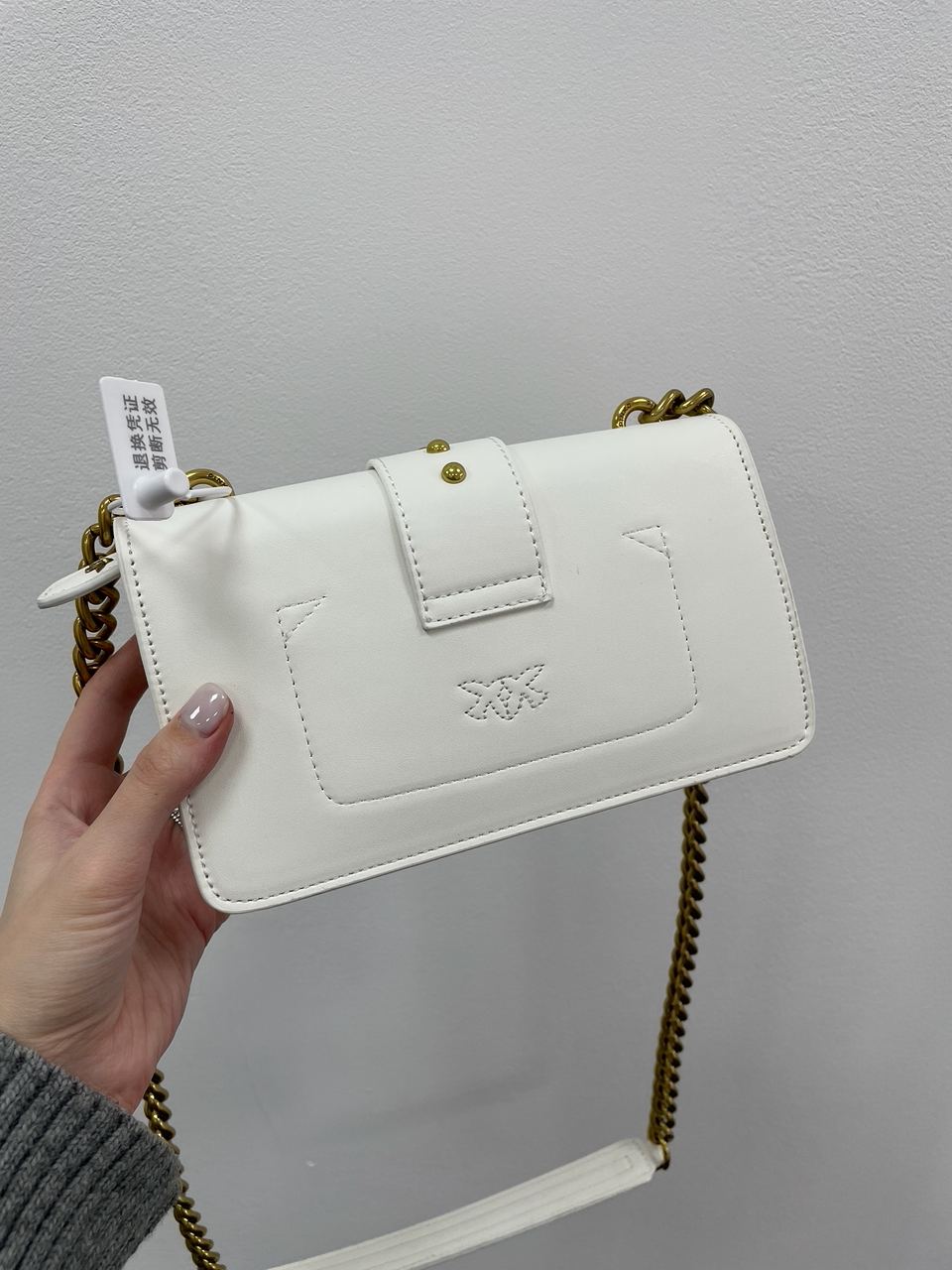 Pinko Mini Love Bag One Simply White/Gold - 10