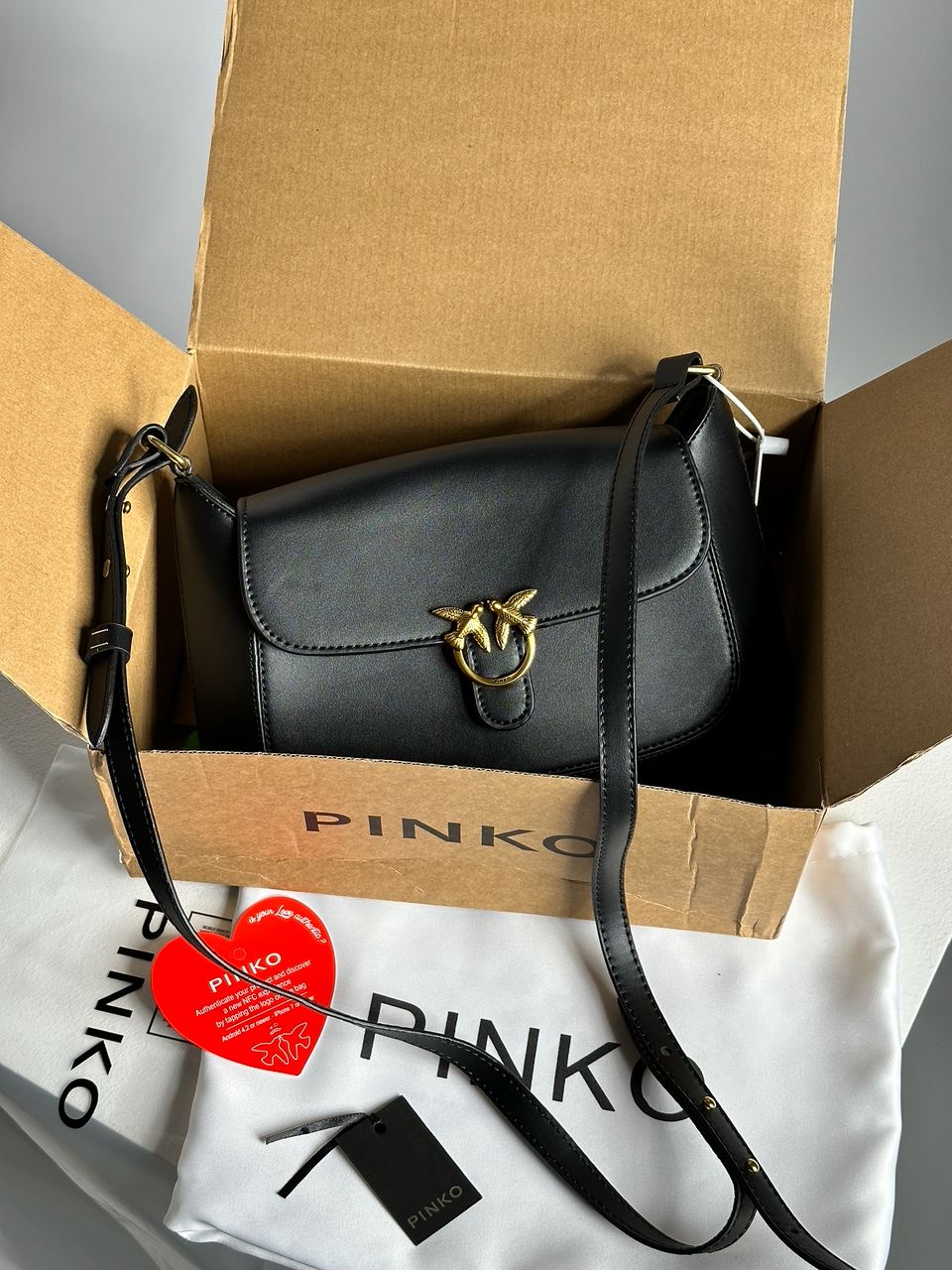 Pinko Mini Love Bag Saddle Simply Black - 2