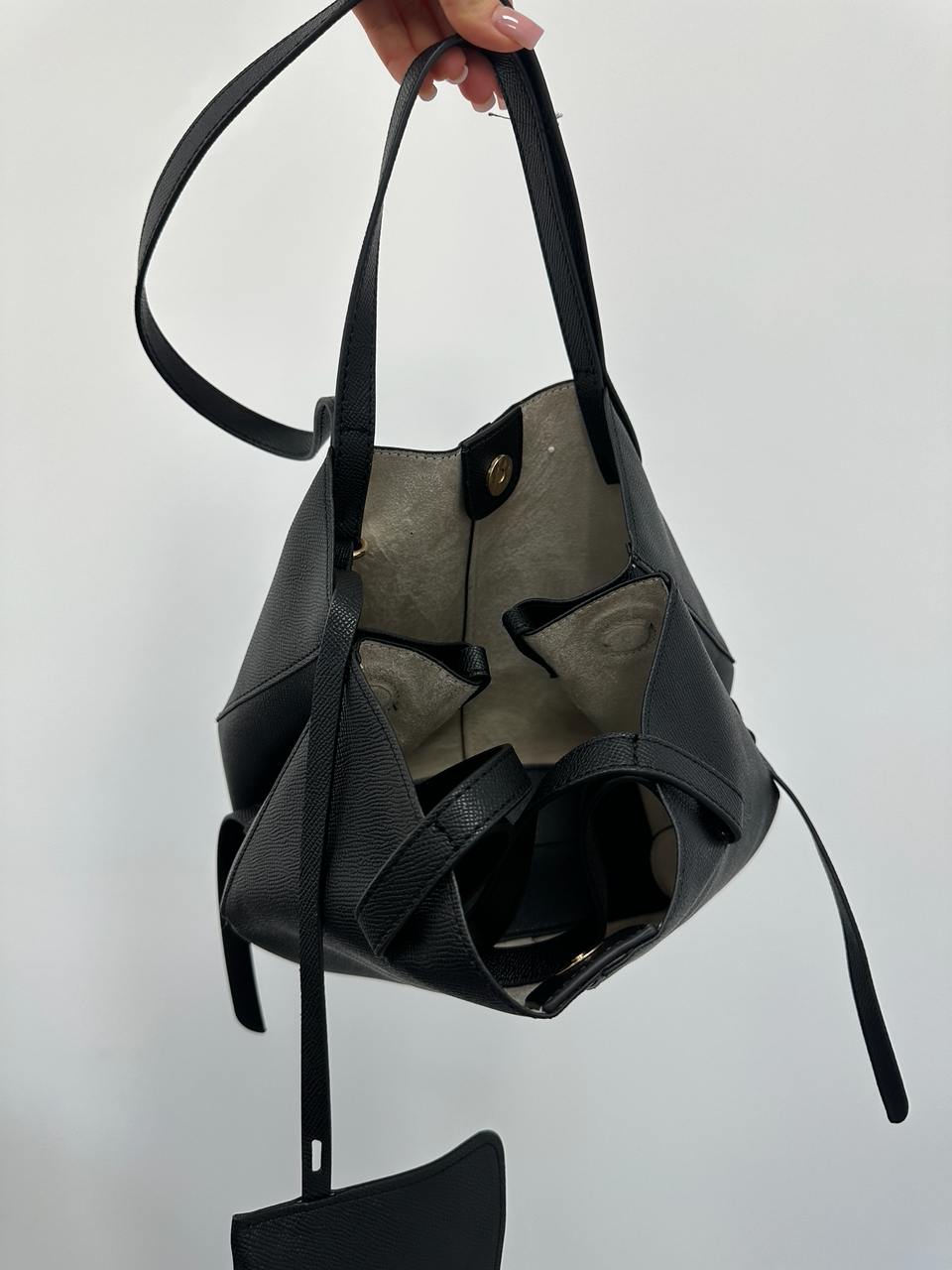 Polene Cyme Mini Edition Textured Black - 14