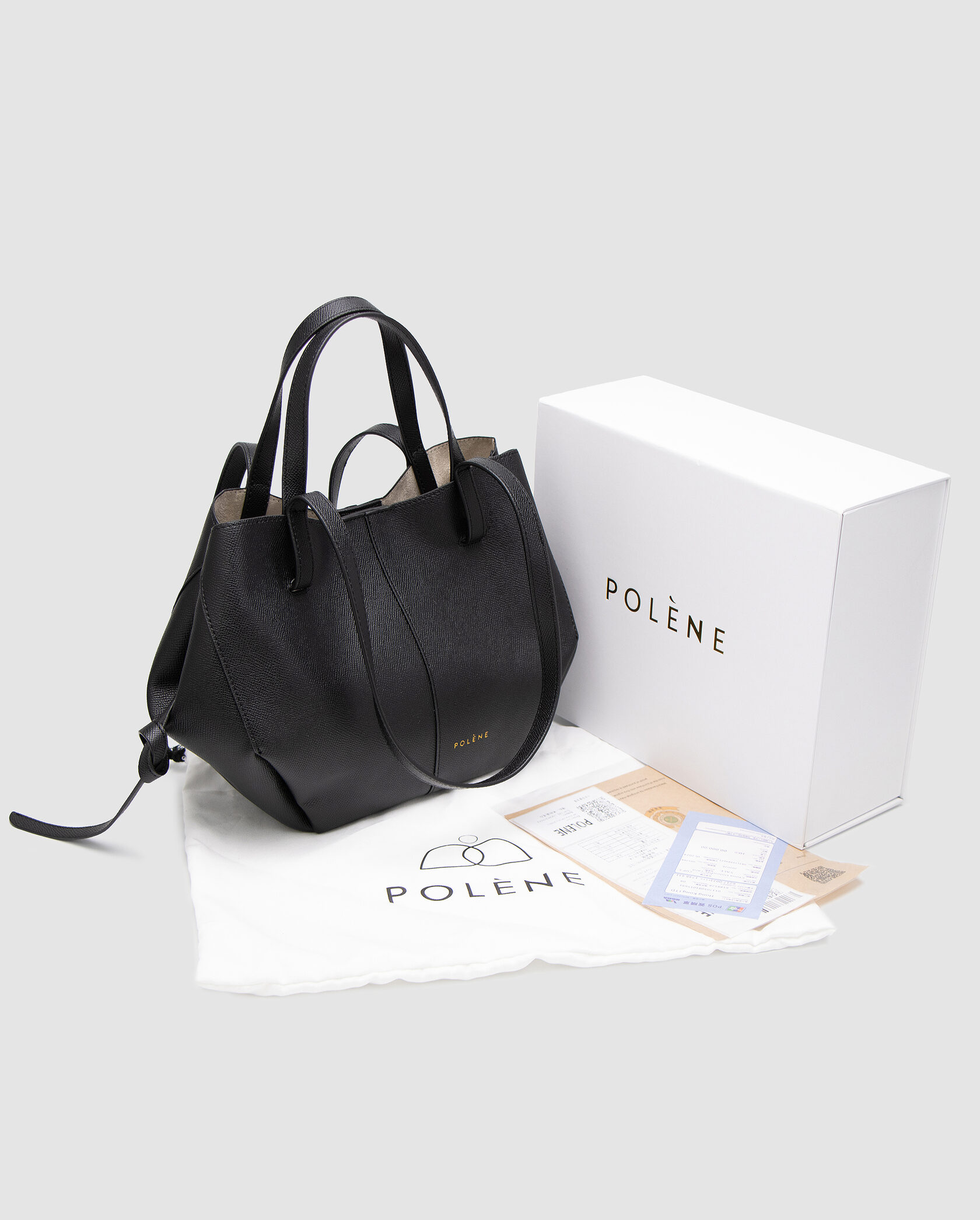 Polene Cyme Mini Edition Textured Black - 2