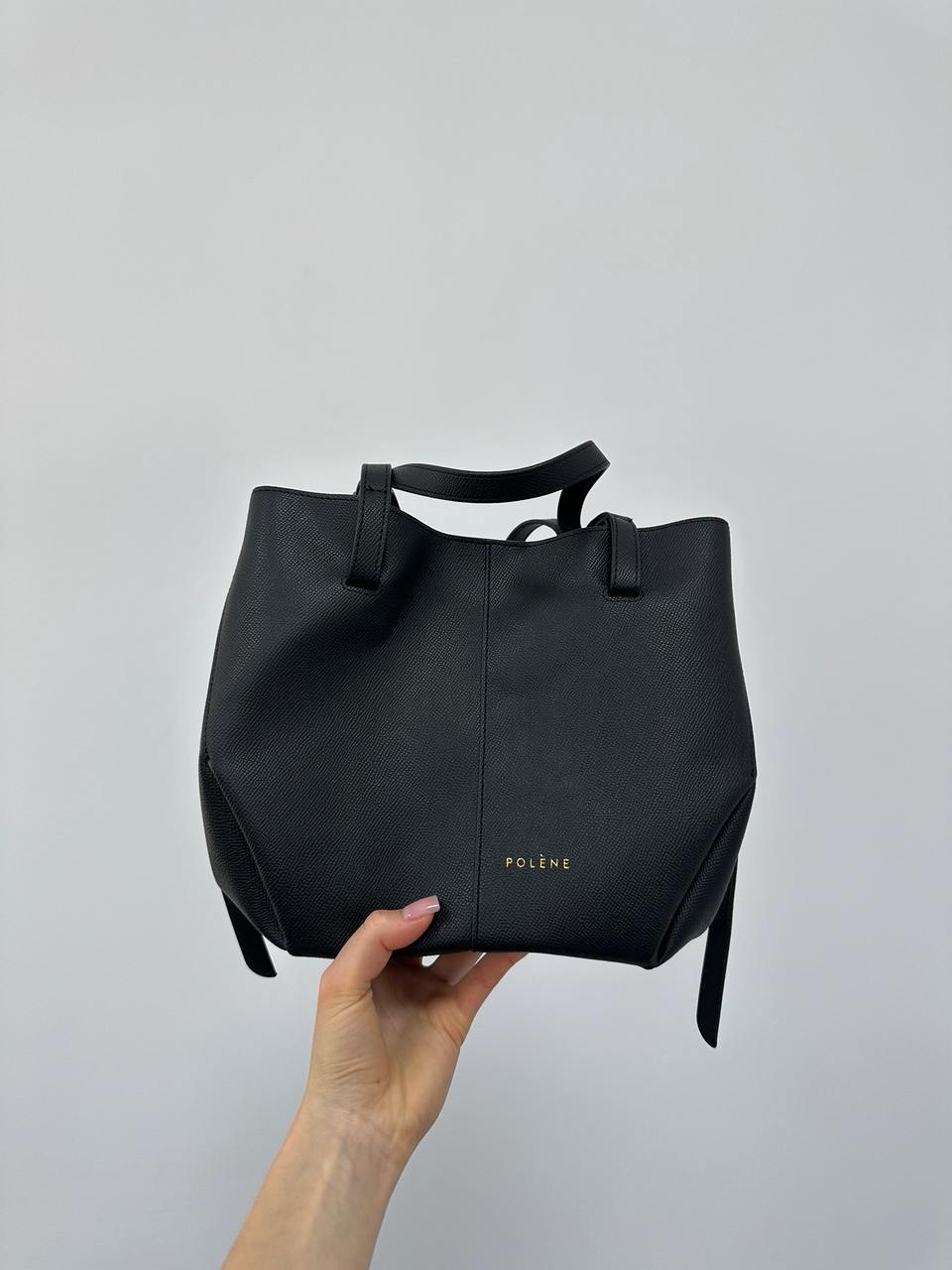 Polene Cyme Mini Edition Textured Black - 7