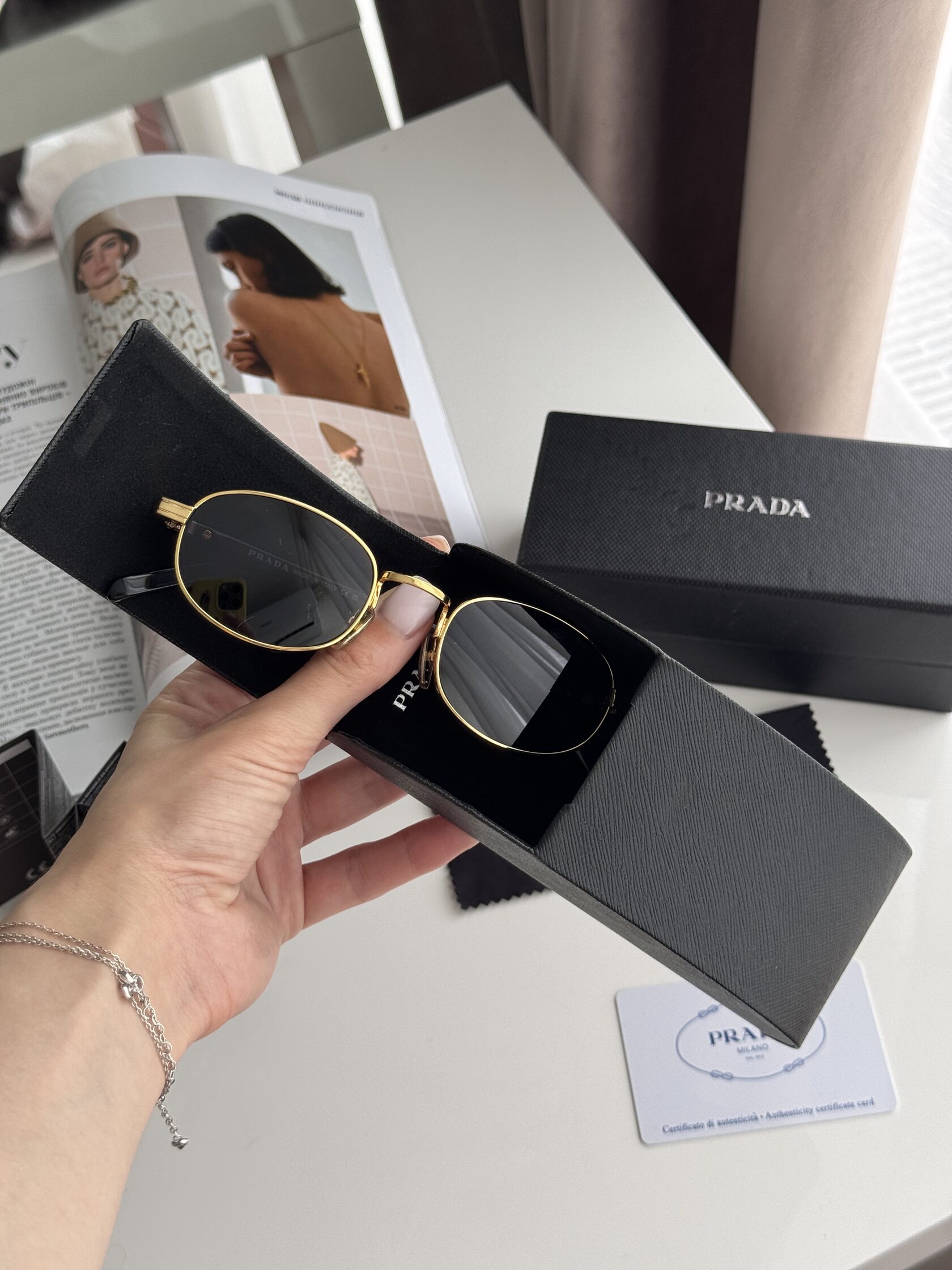 Prada Black/Gold PR B53S ZVN-02C - 3