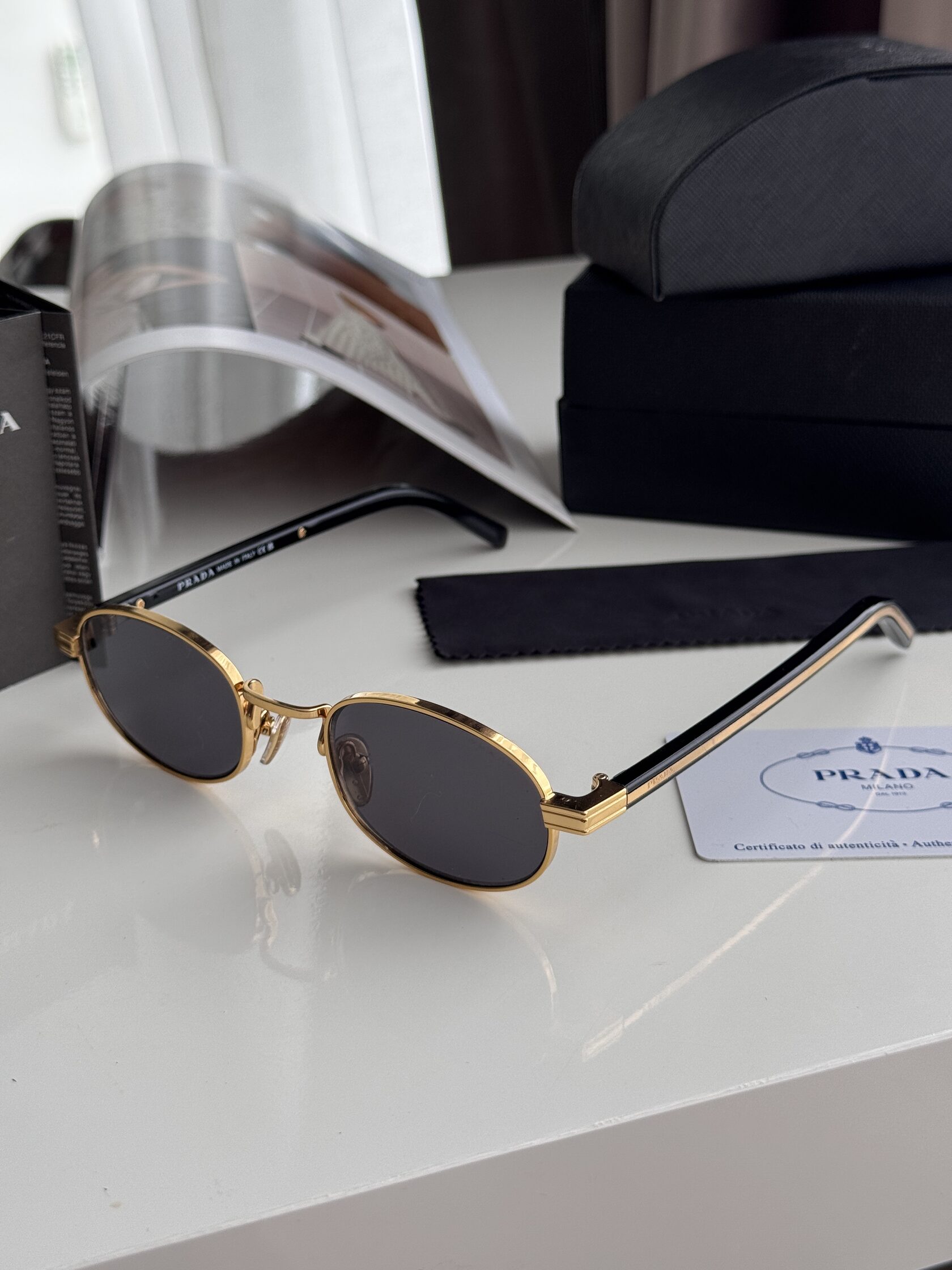 Prada Black/Gold PR B53S ZVN-02C - 4