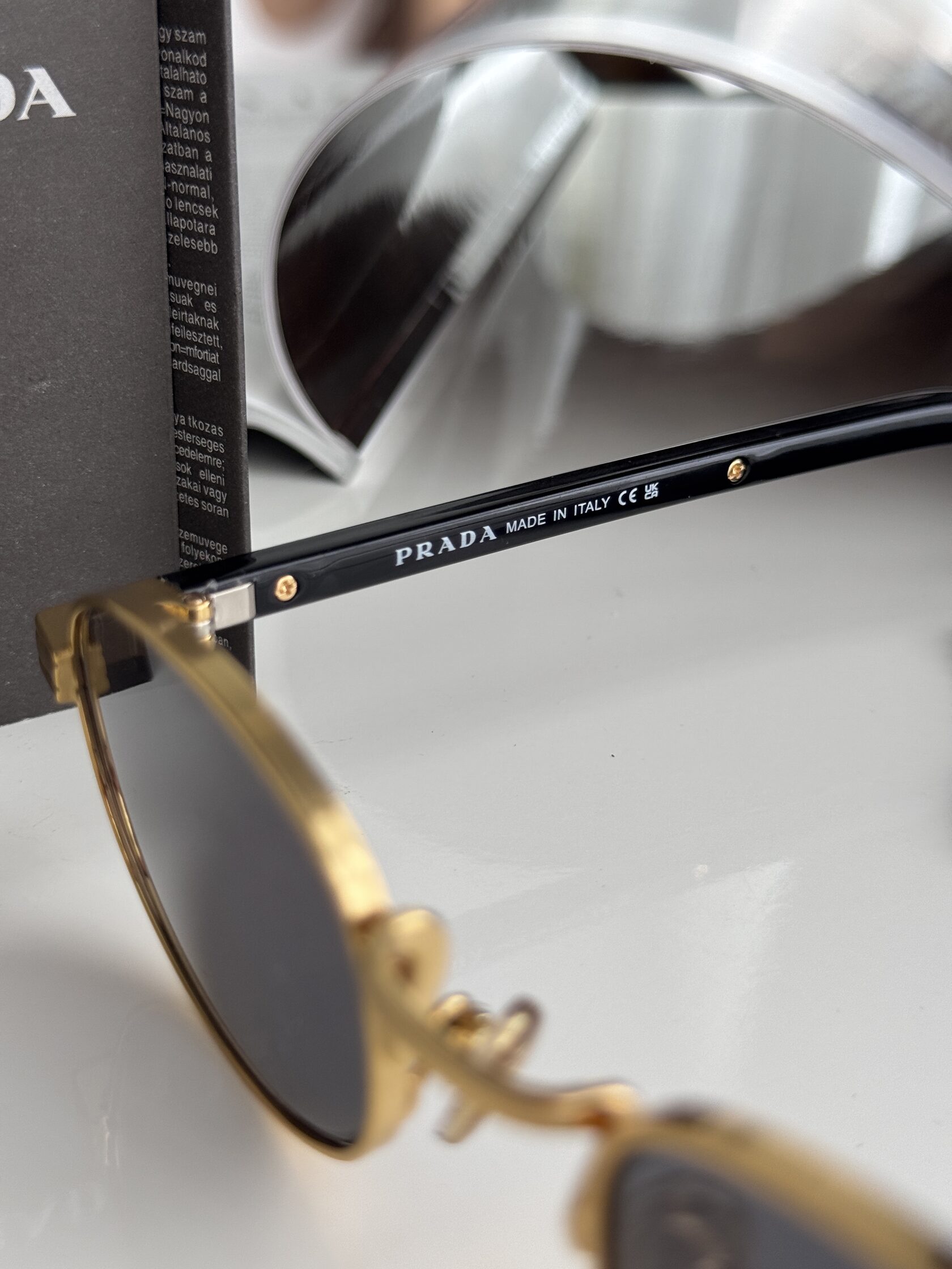 Prada Black/Gold PR B53S ZVN-02C - 8