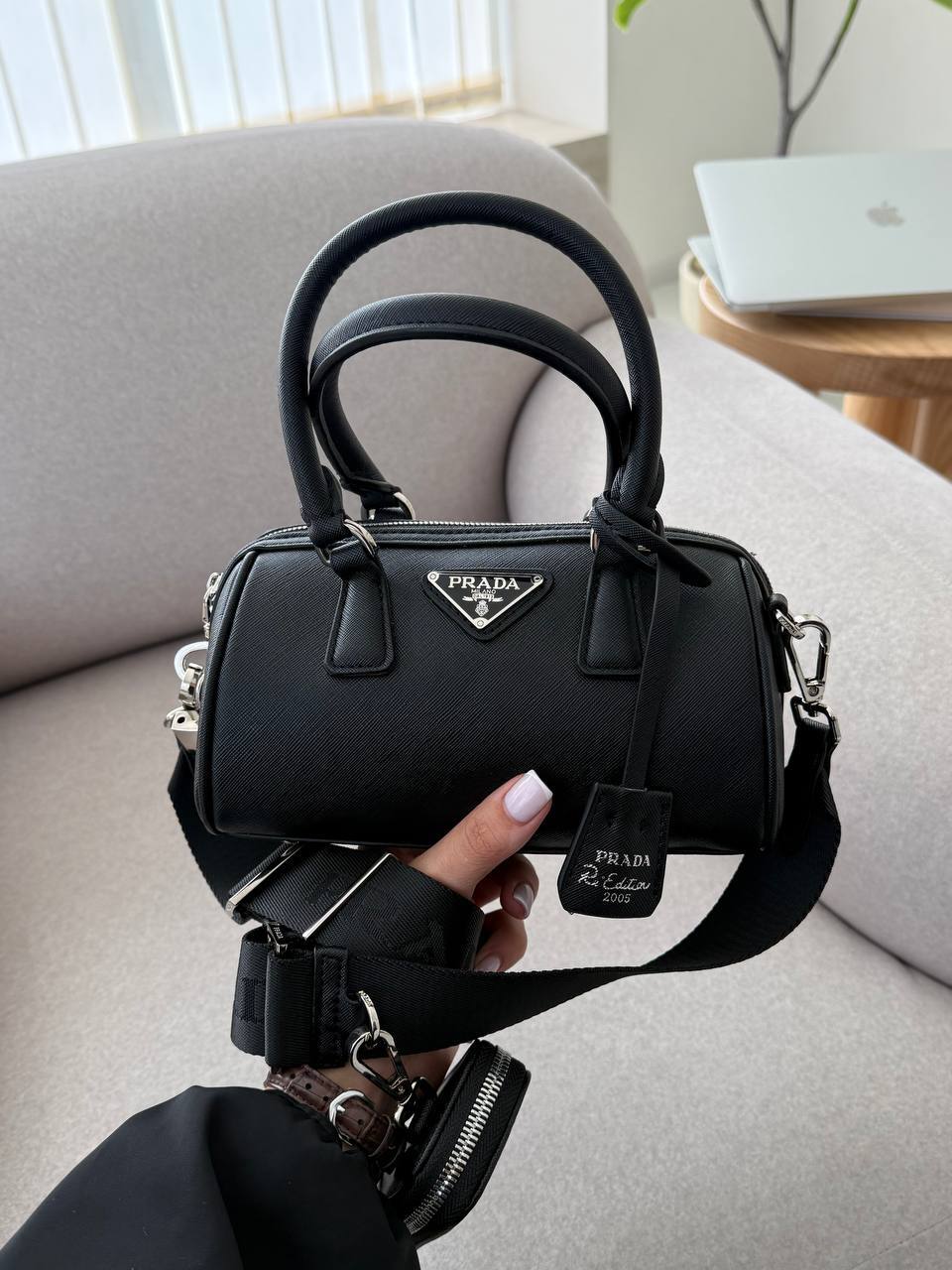 Prada Boston Mini Black - 8