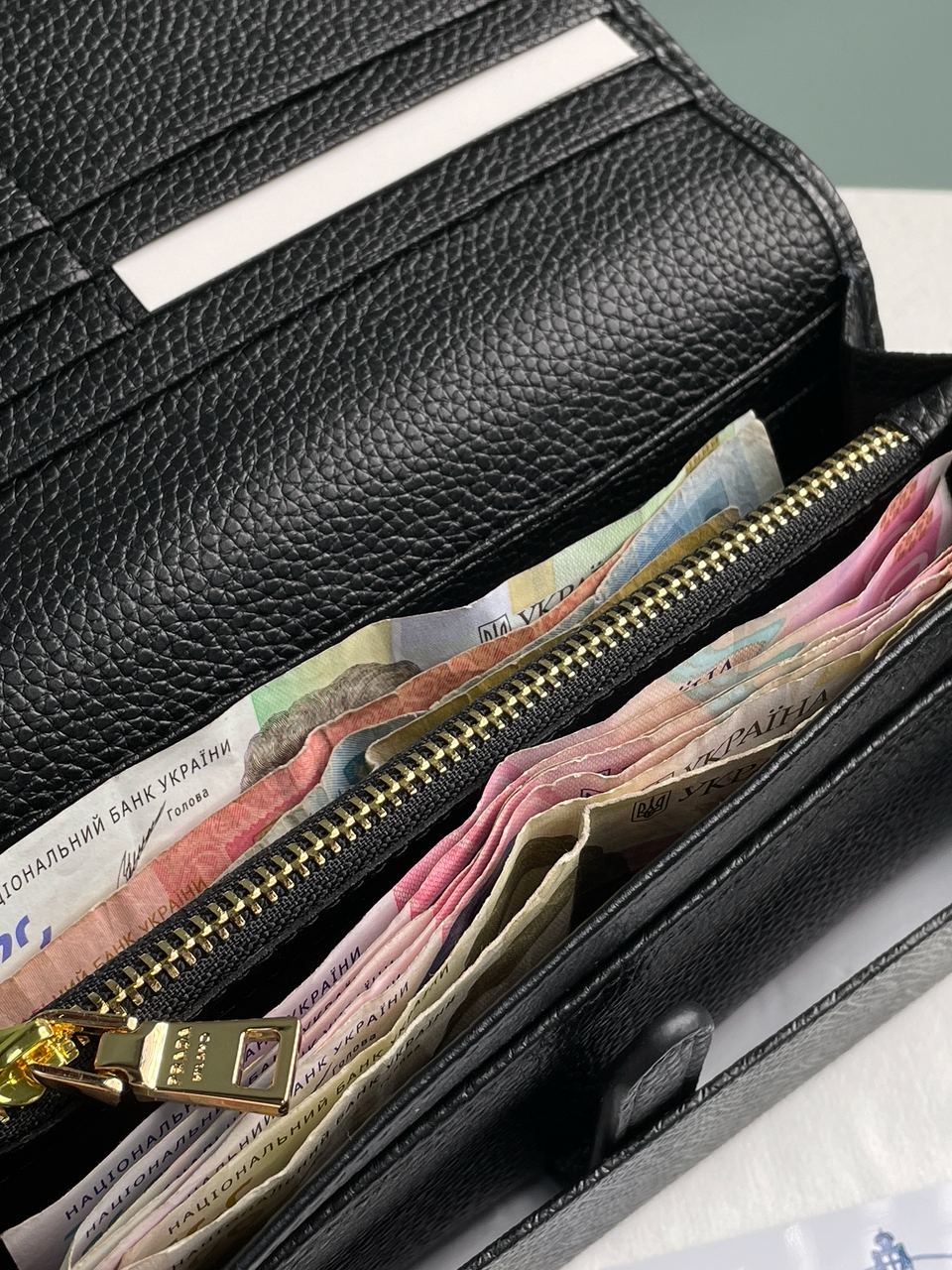 Prada Large Leather Wallet - 18