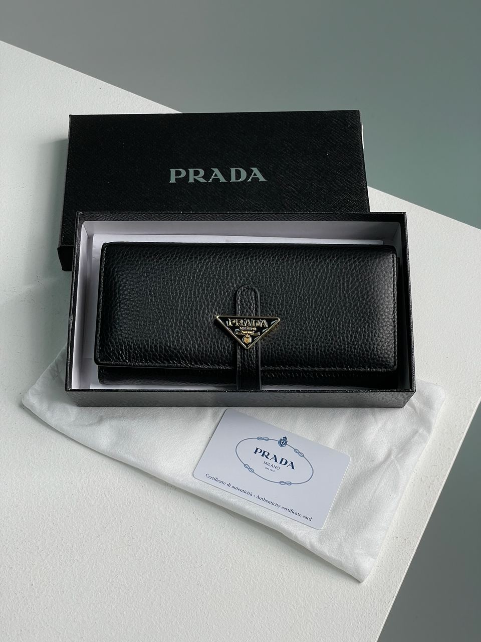 Prada Large Leather Wallet - 2
