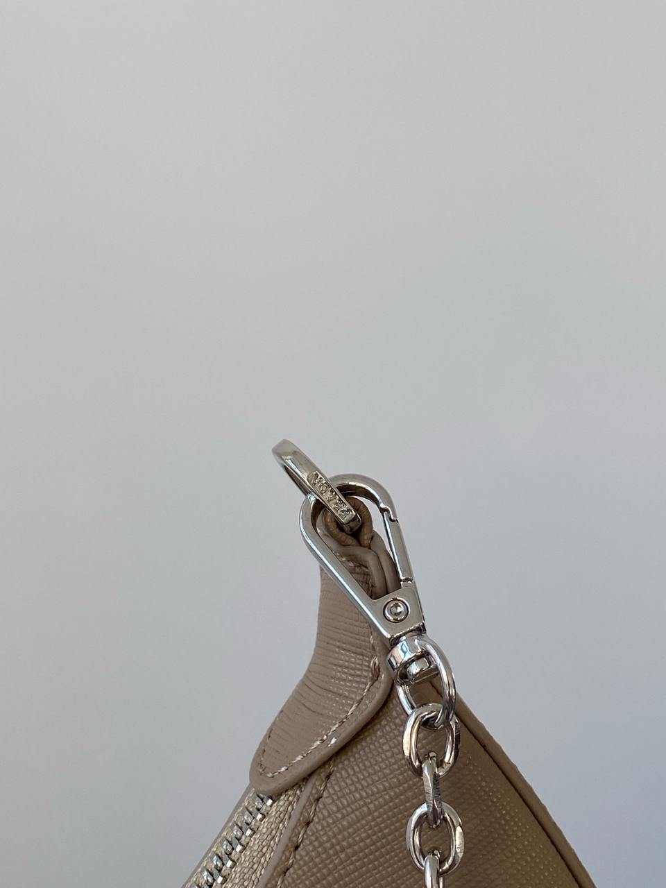 Prada Re-Edition 2005 Saffiano Leather Bag Beige - 14