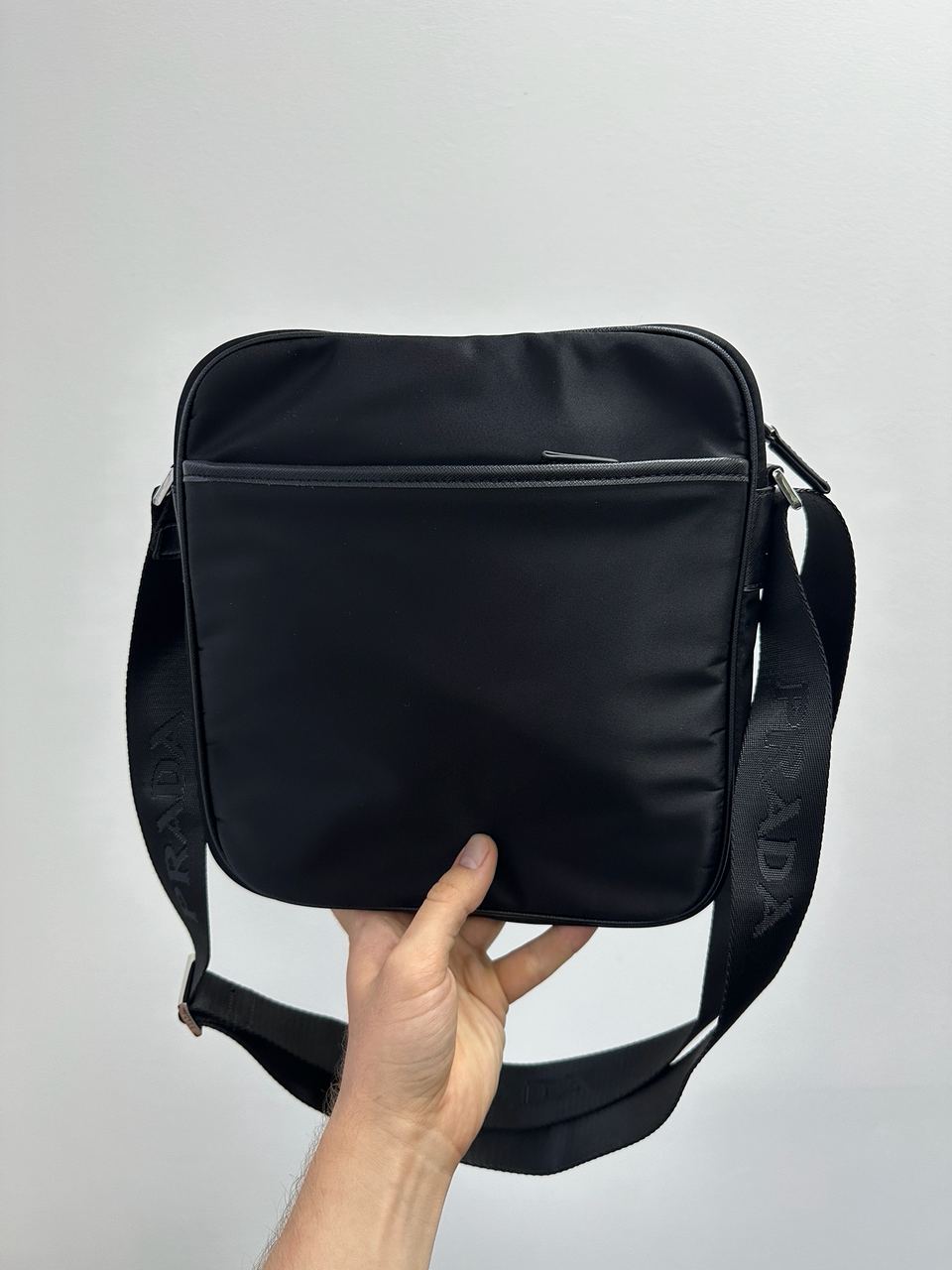 Prada Re-Nylon Crossbody Bag Black - 6