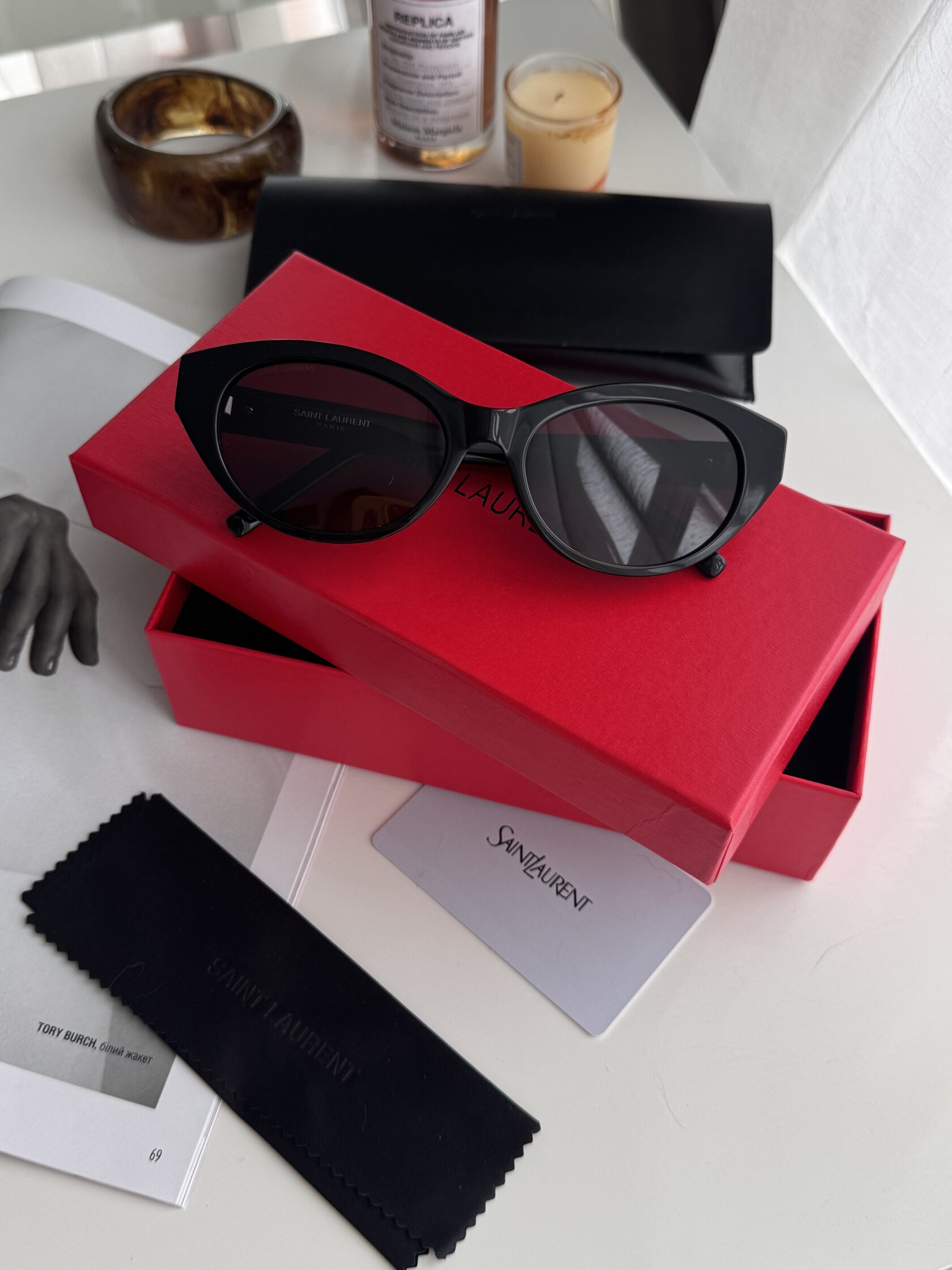 Saint Laurent Black/Silver SL M148/F 002 - 4