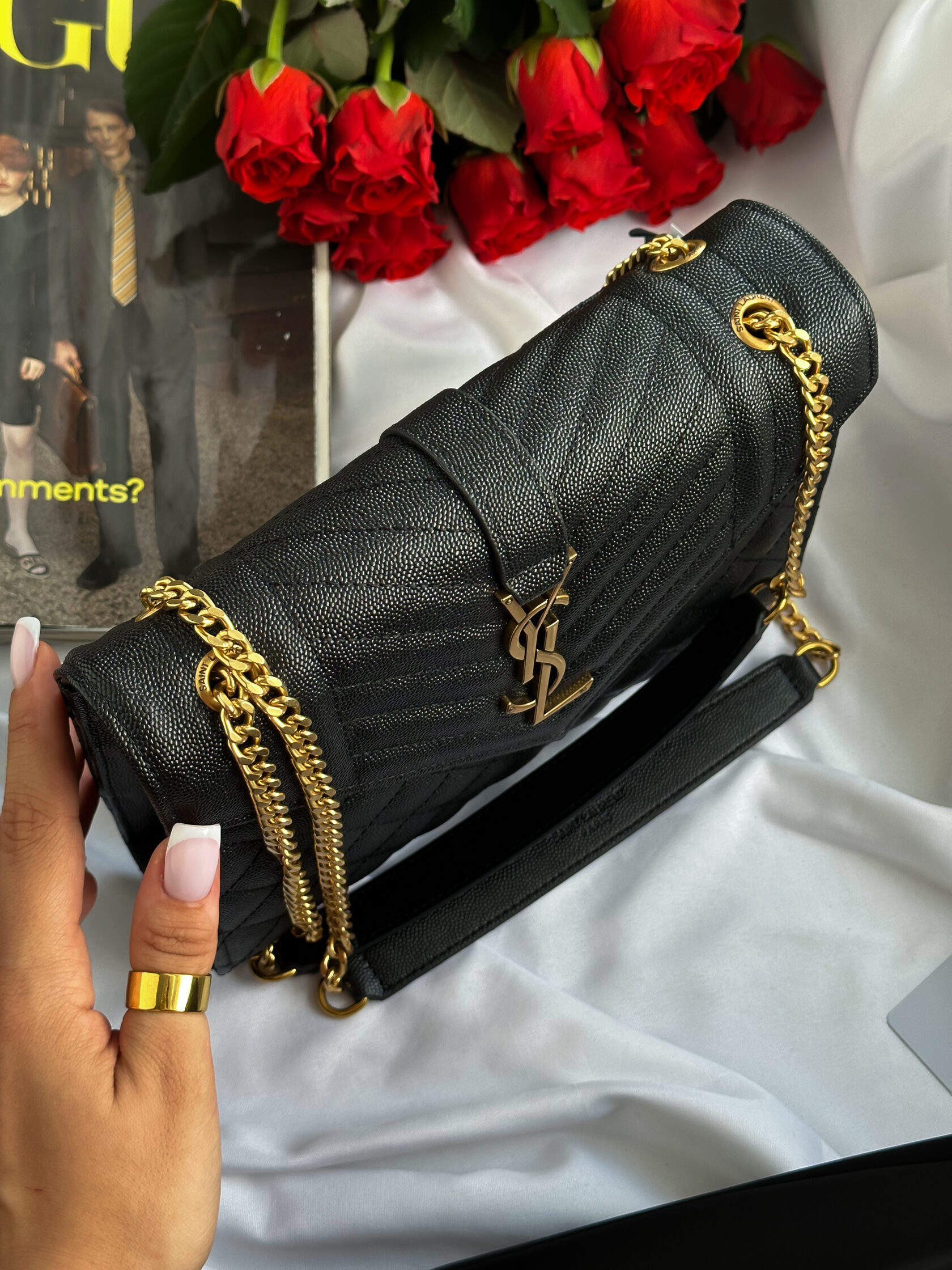 Saint Laurent Envelope Quilted - 3