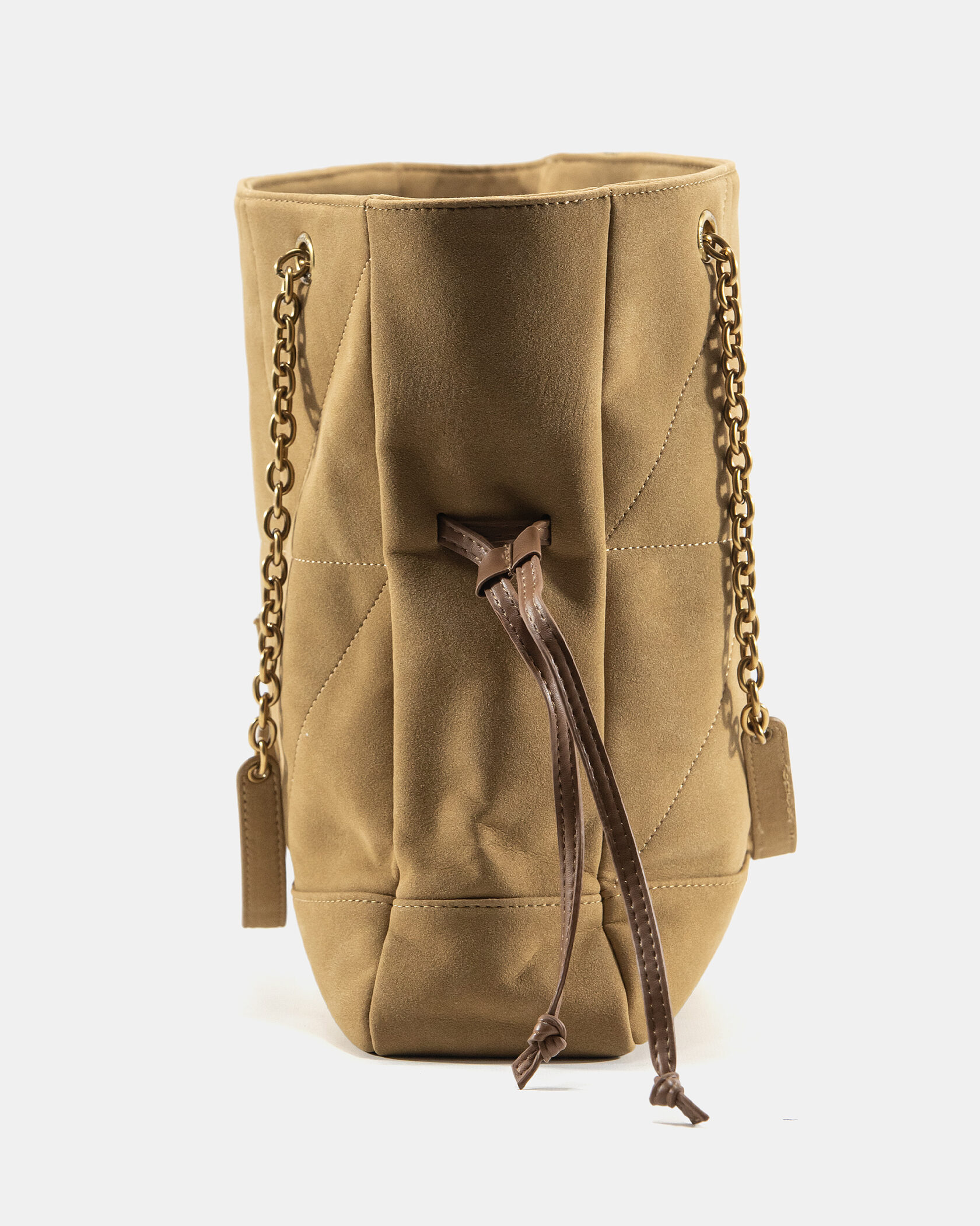 Saint Laurent Jamie Shopping in Suede Golden Leaf - 6