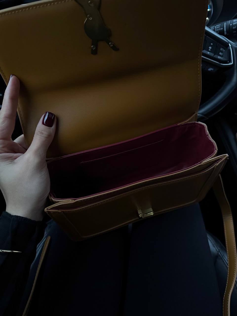 Saint Laurent Large Solferino Brown - 12