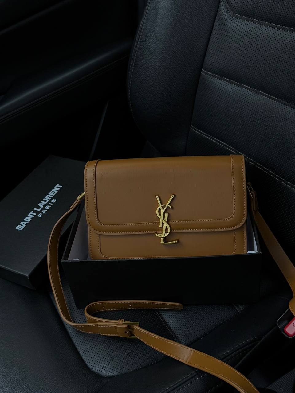 Saint Laurent Large Solferino Brown - 2