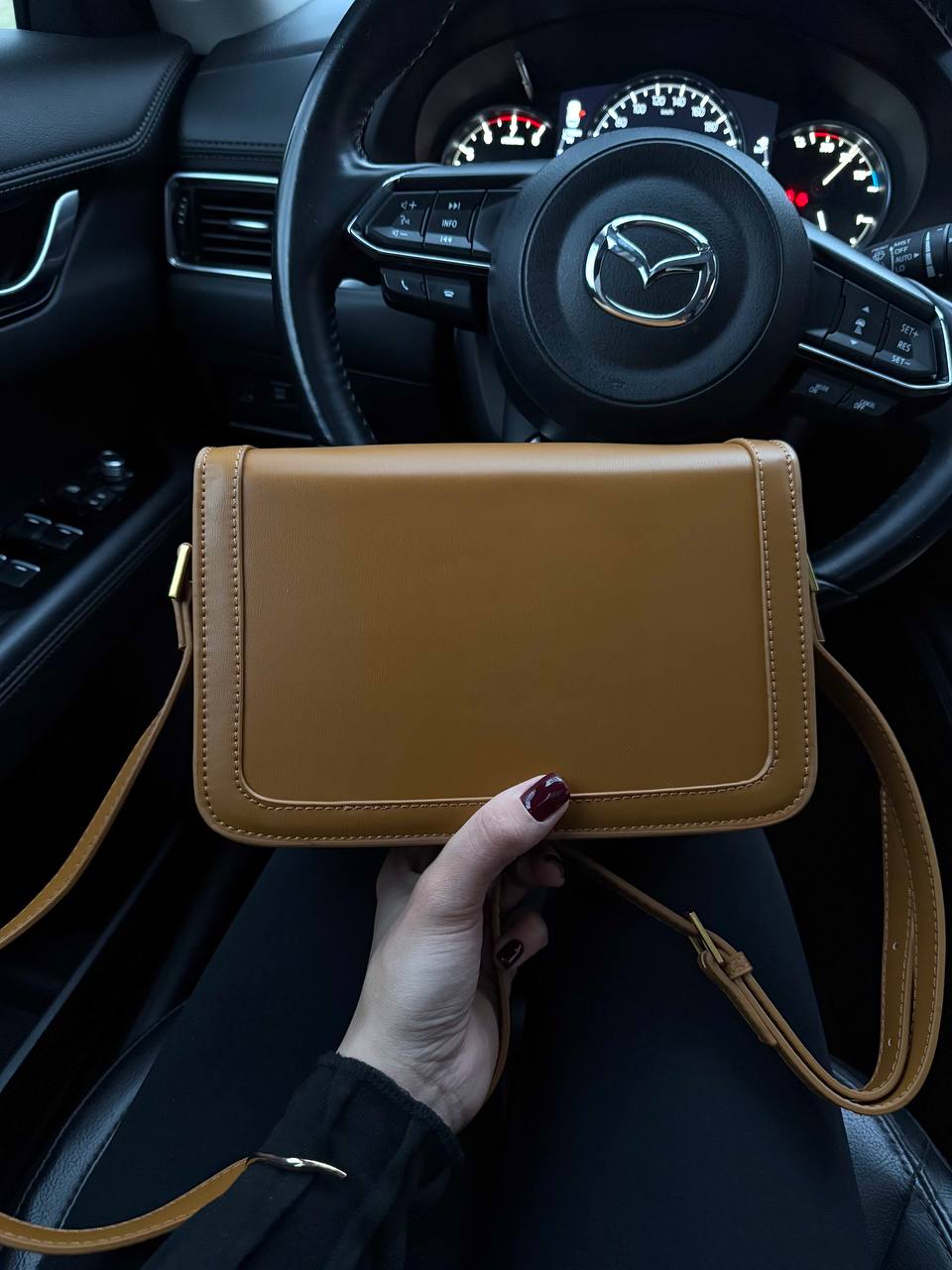 Saint Laurent Large Solferino Brown - 9