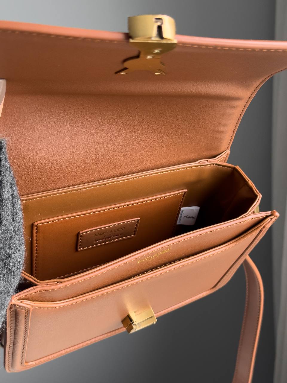 Saint Laurent Large Solferino Brown - 14