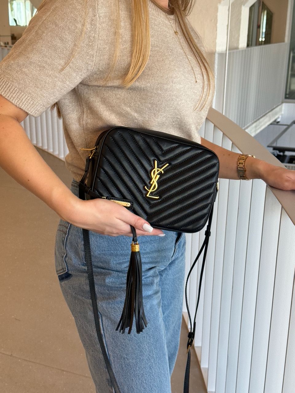 Saint Laurent Lou Quilted Camera Bag - 9