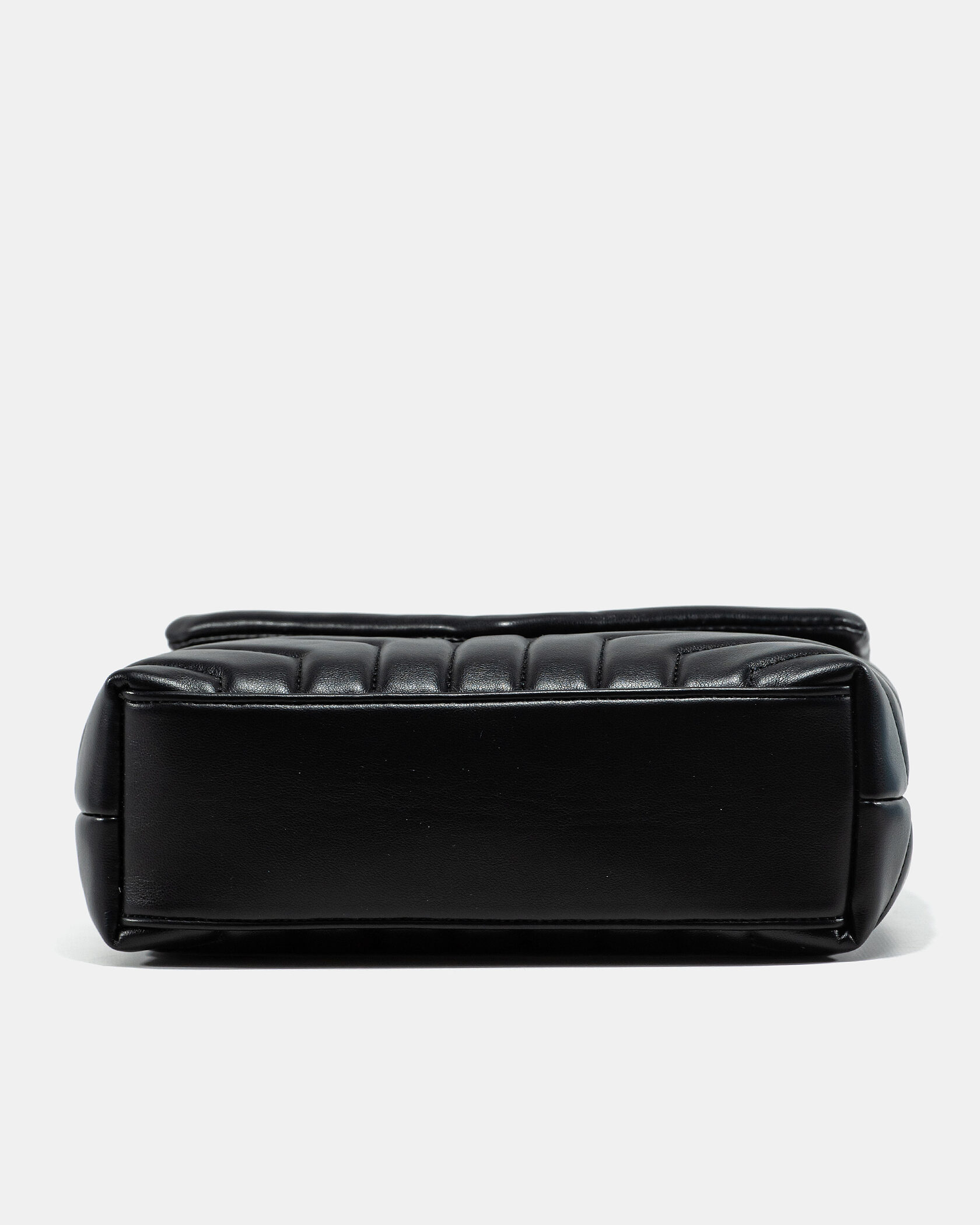 Saint Laurent Loulou Puffer Small Shoulder Bag in Black Quilted Leather with Black Hardware - 10