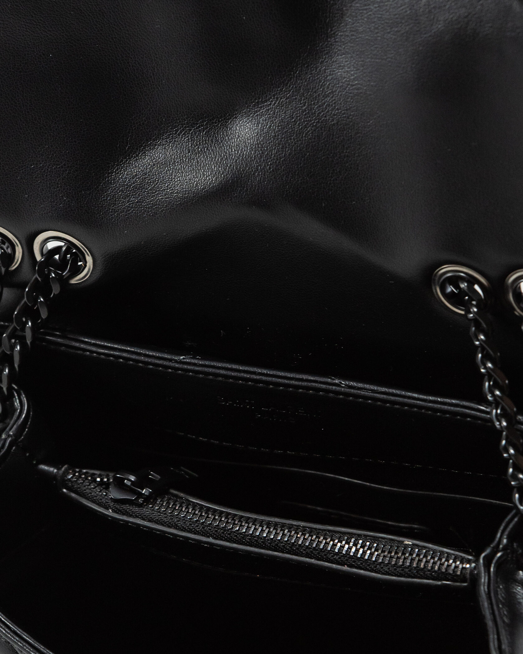 Saint Laurent Loulou Puffer Small Shoulder Bag in Black Quilted Leather with Black Hardware - 14